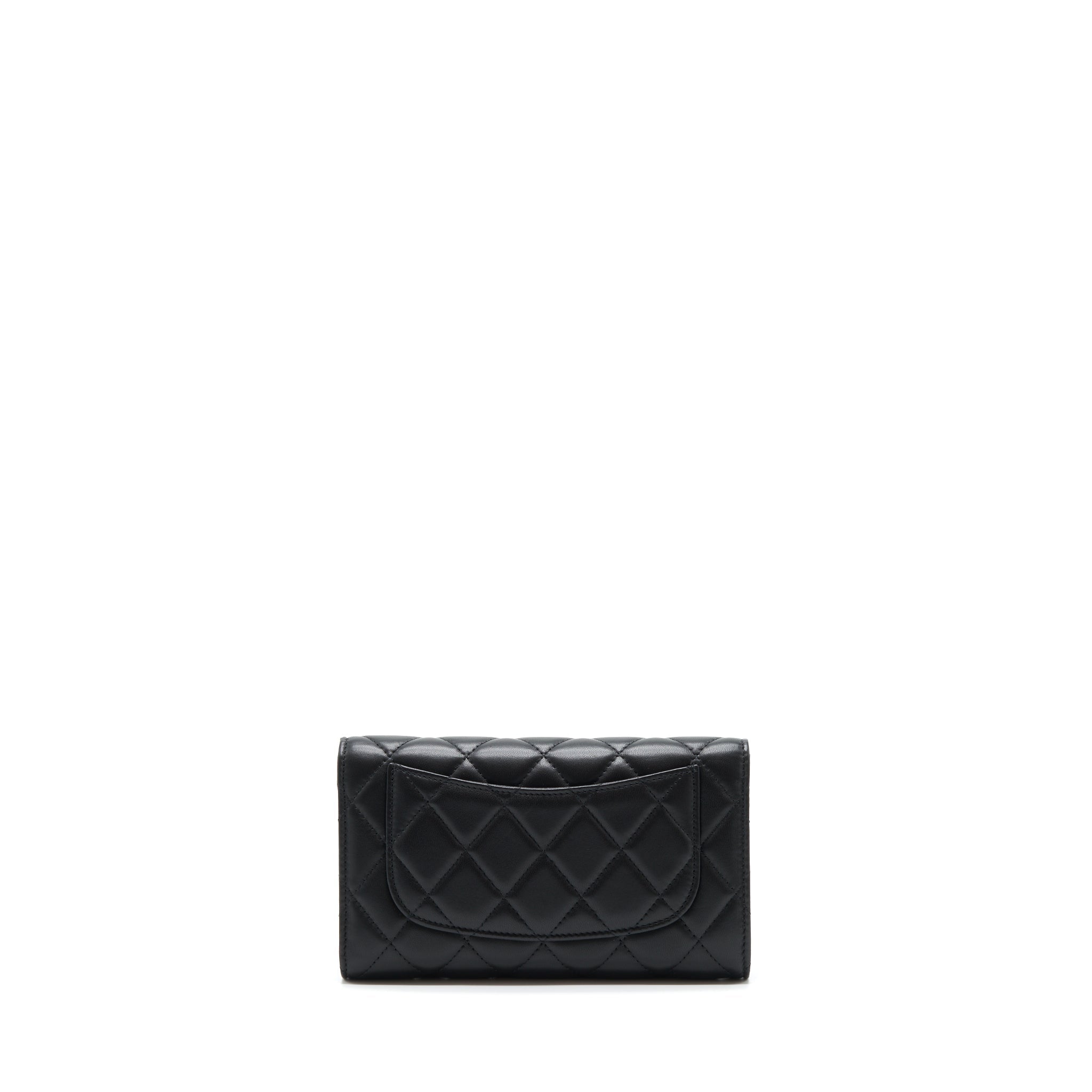 chanel-classic-long-wallet-lambskin-black-with-ghw