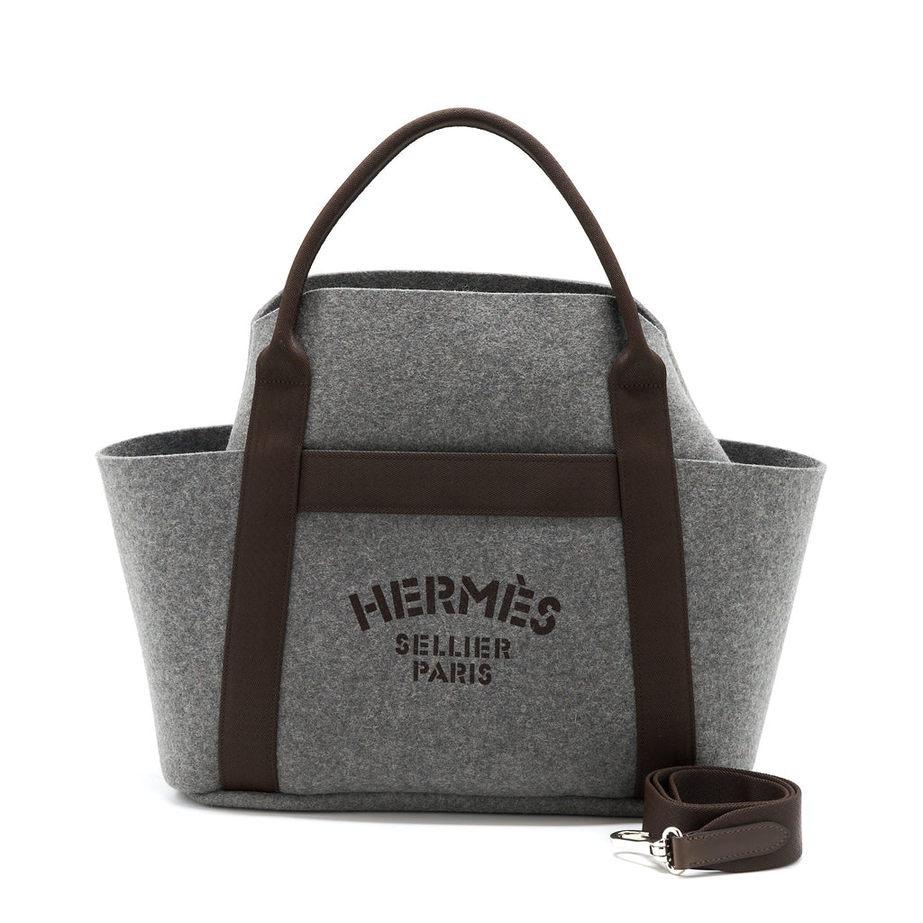 hermes-sac-de-pansage-groom-2way-tote-shoulder-bag-wool-fabric-grey-shw-stamp-z