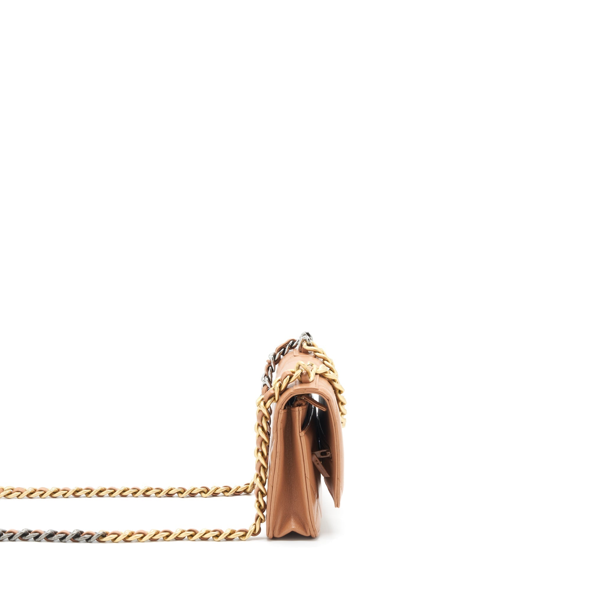 chanel-19-wallet-on-chain-lambskin-dark-beige-ghw