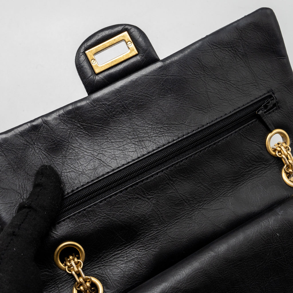 chanel-small-2-55-reissue-double-flap-bag-aged-calfskin-black-ghw