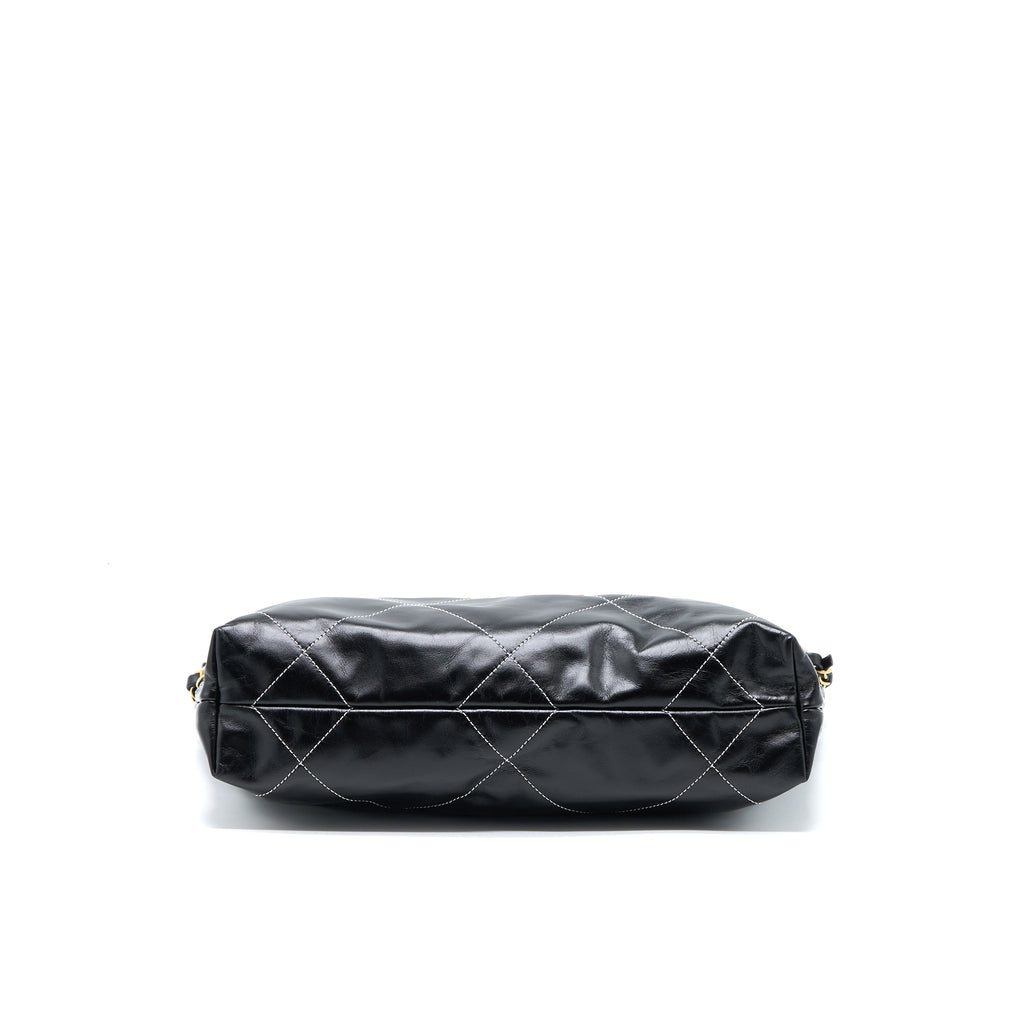 chanel-small-22-bag-gold-letter-shiny-calfskin-black-ghw-microchip