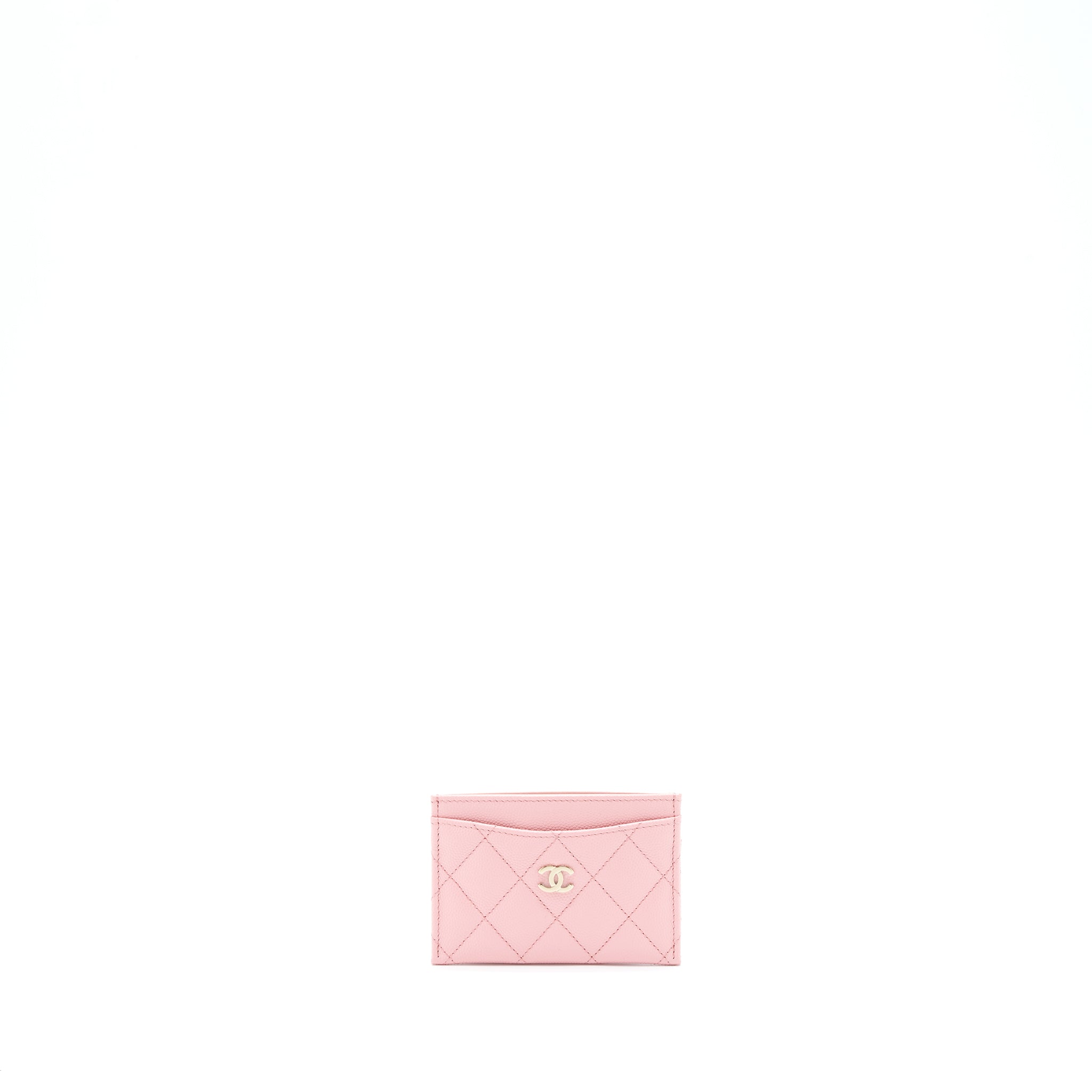 chanel-classic-card-holder-caviar-pink-with-lghw