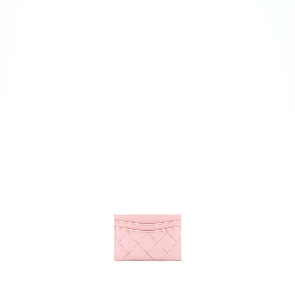 chanel-classic-card-holder-caviar-pink-with-lghw