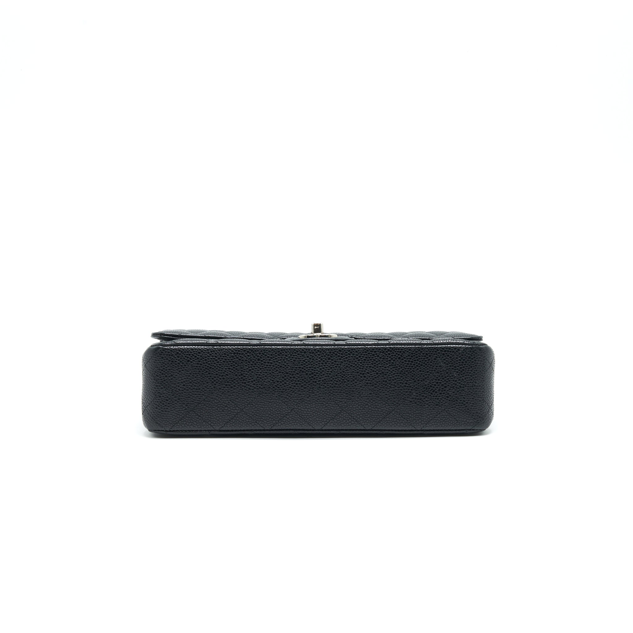 chanel-medium-classic-double-flap-cavier-shw