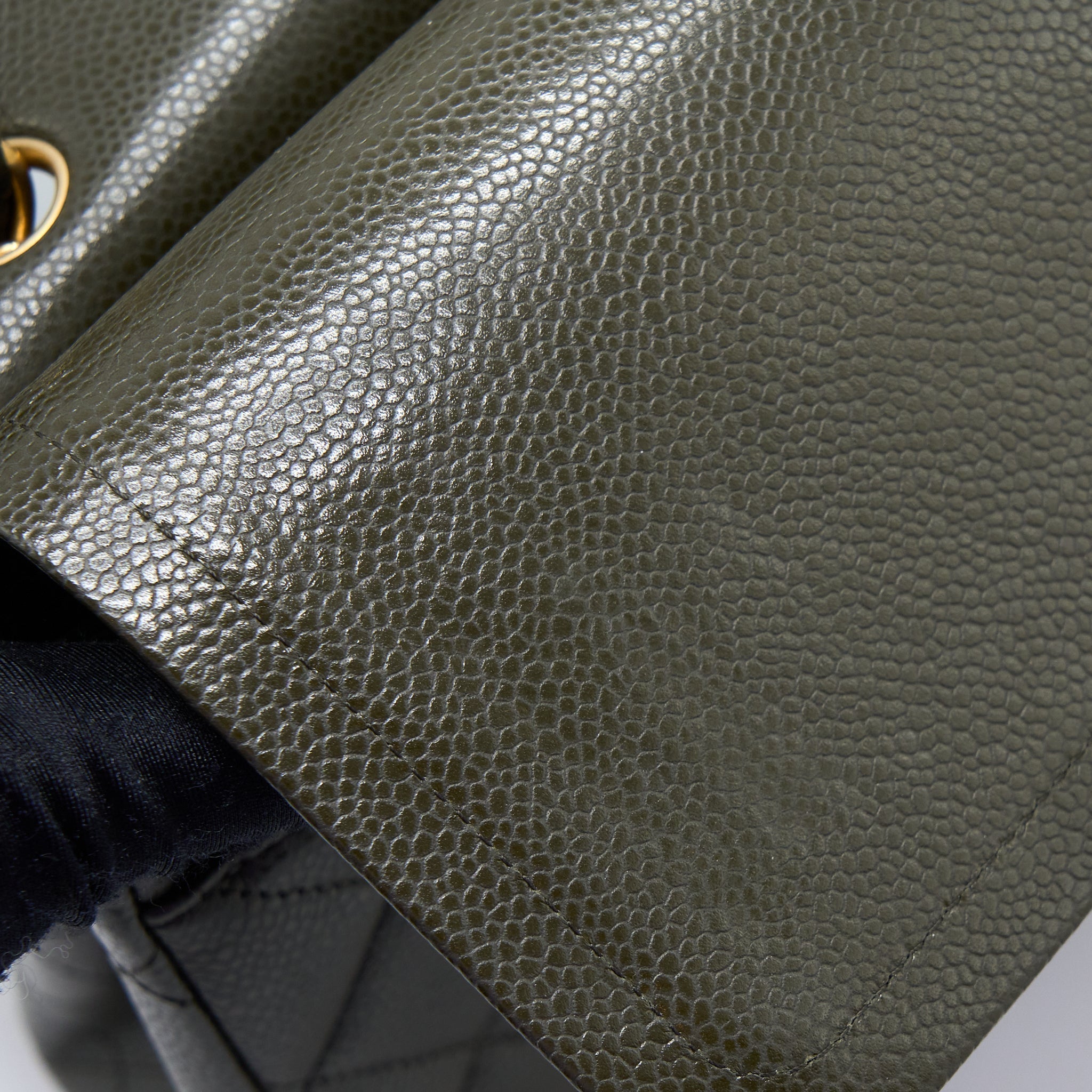 chanel-maxi-classic-double-flap-bag-caviar-olive-green-brushed-ghw