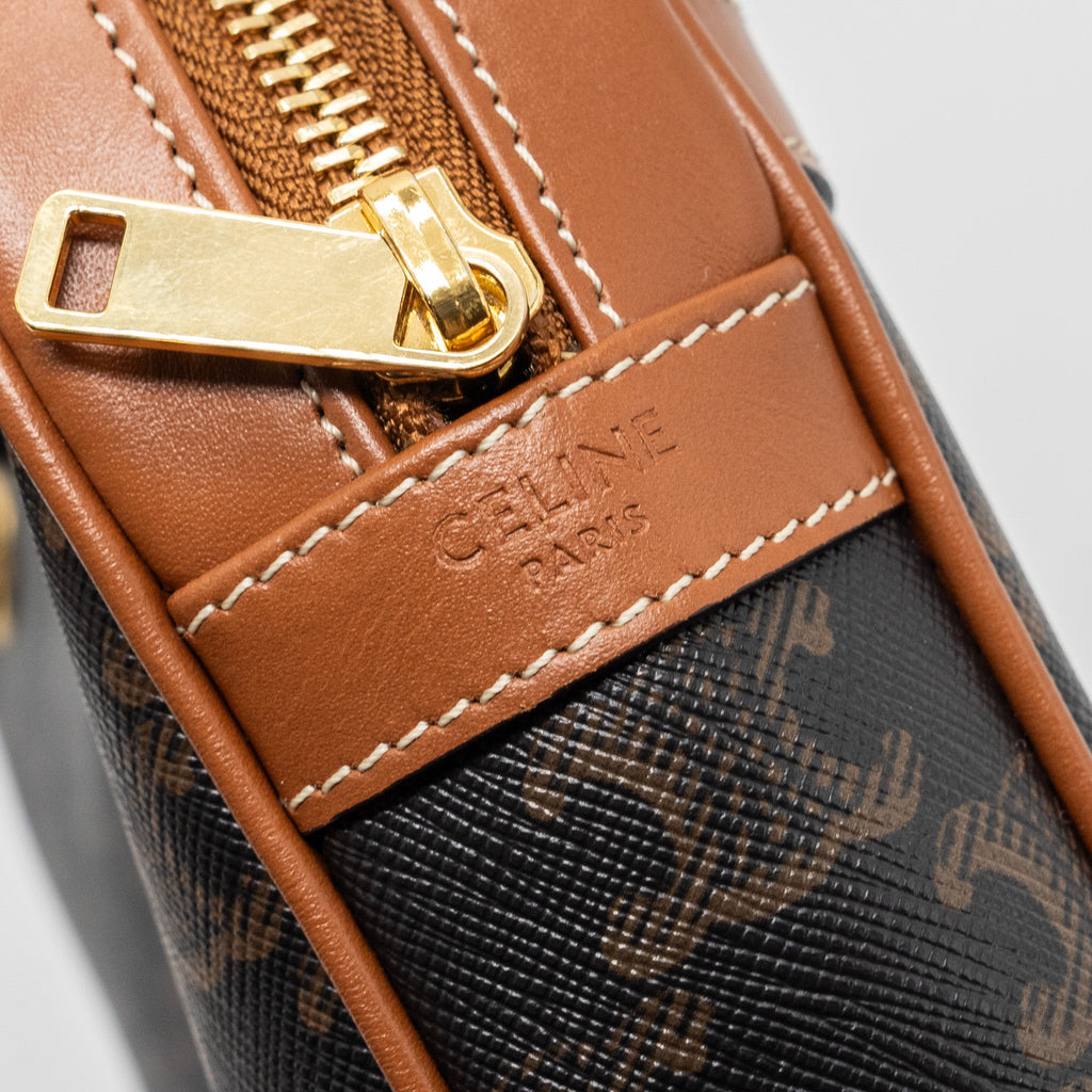 celine-patapans-bag-triomphe-canvas-leather-brown-ghw-copy
