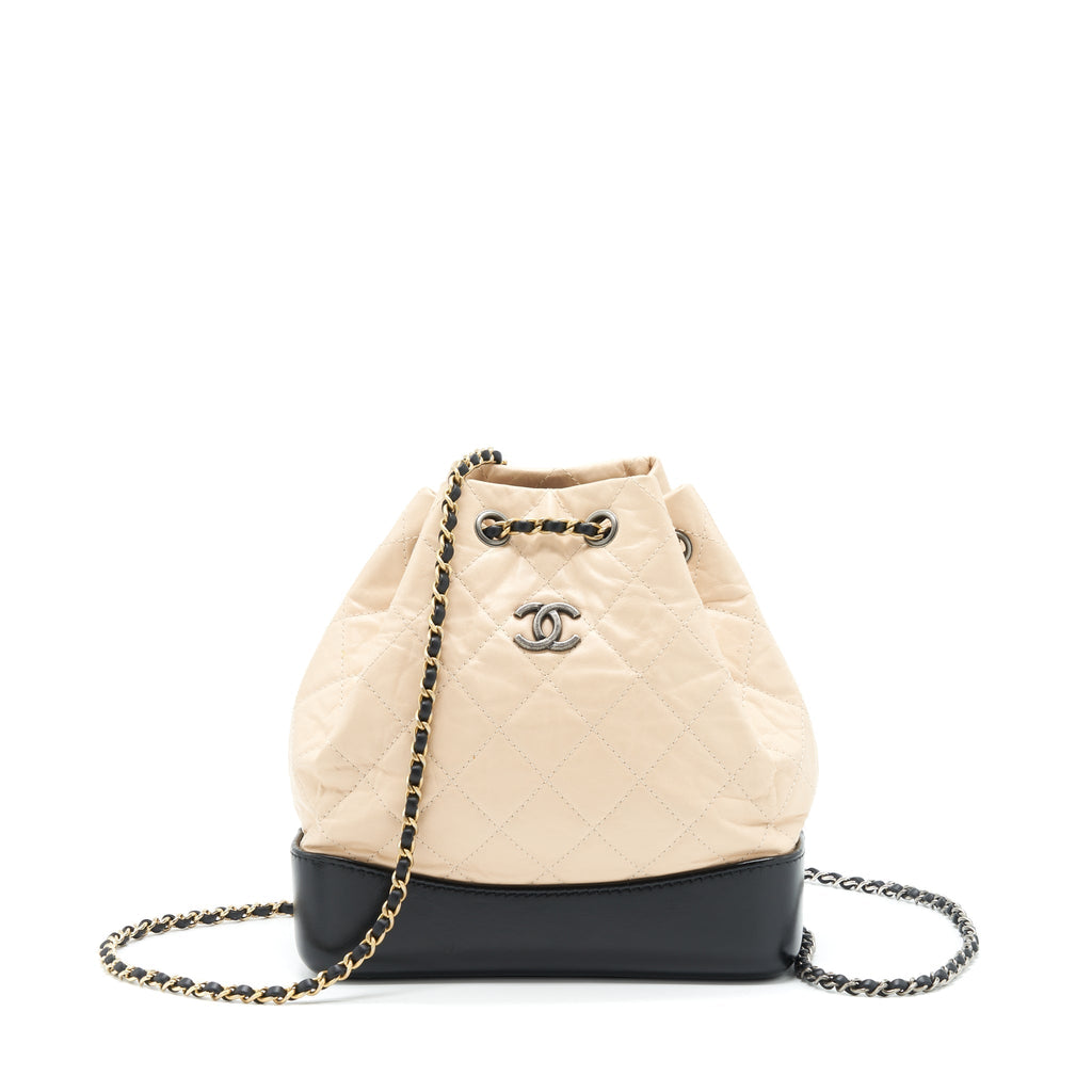 chanel-small-gabrielle-backpack-beige-black-multi-colour-hardware