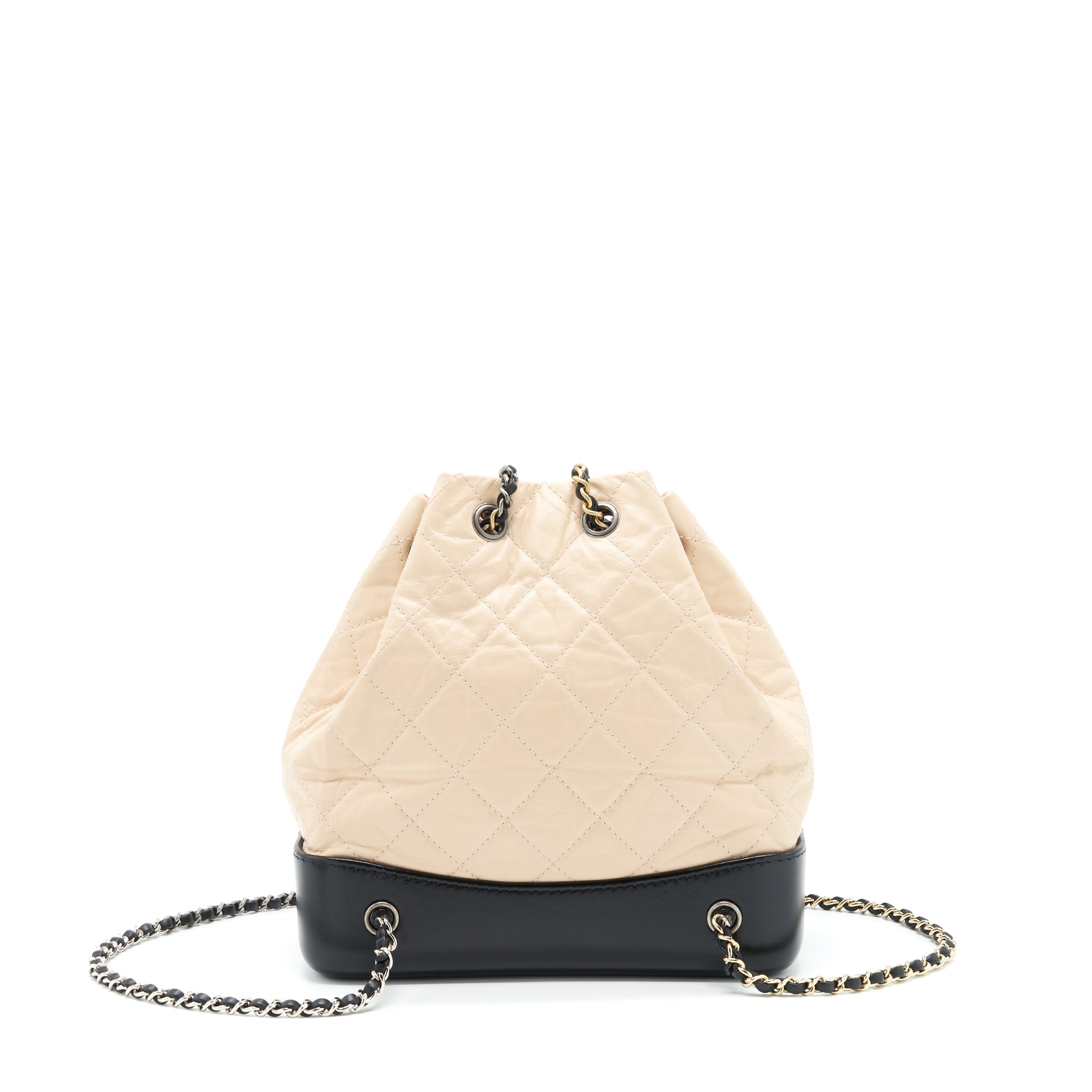 chanel-small-gabrielle-backpack-beige-black-multi-colour-hardware