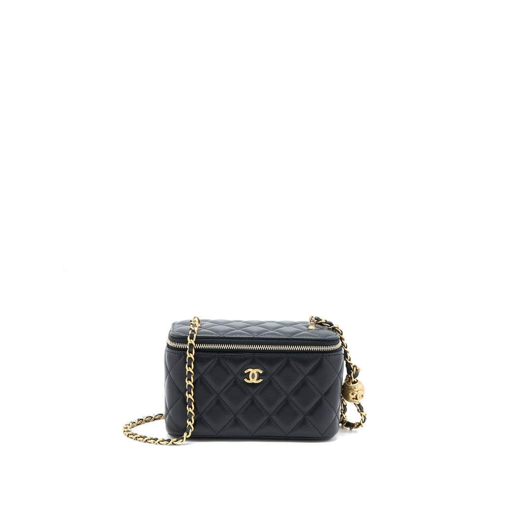 chanel-22a-pearl-crush-long-vanity-with-chain-lambskin-black-ghw-microchip