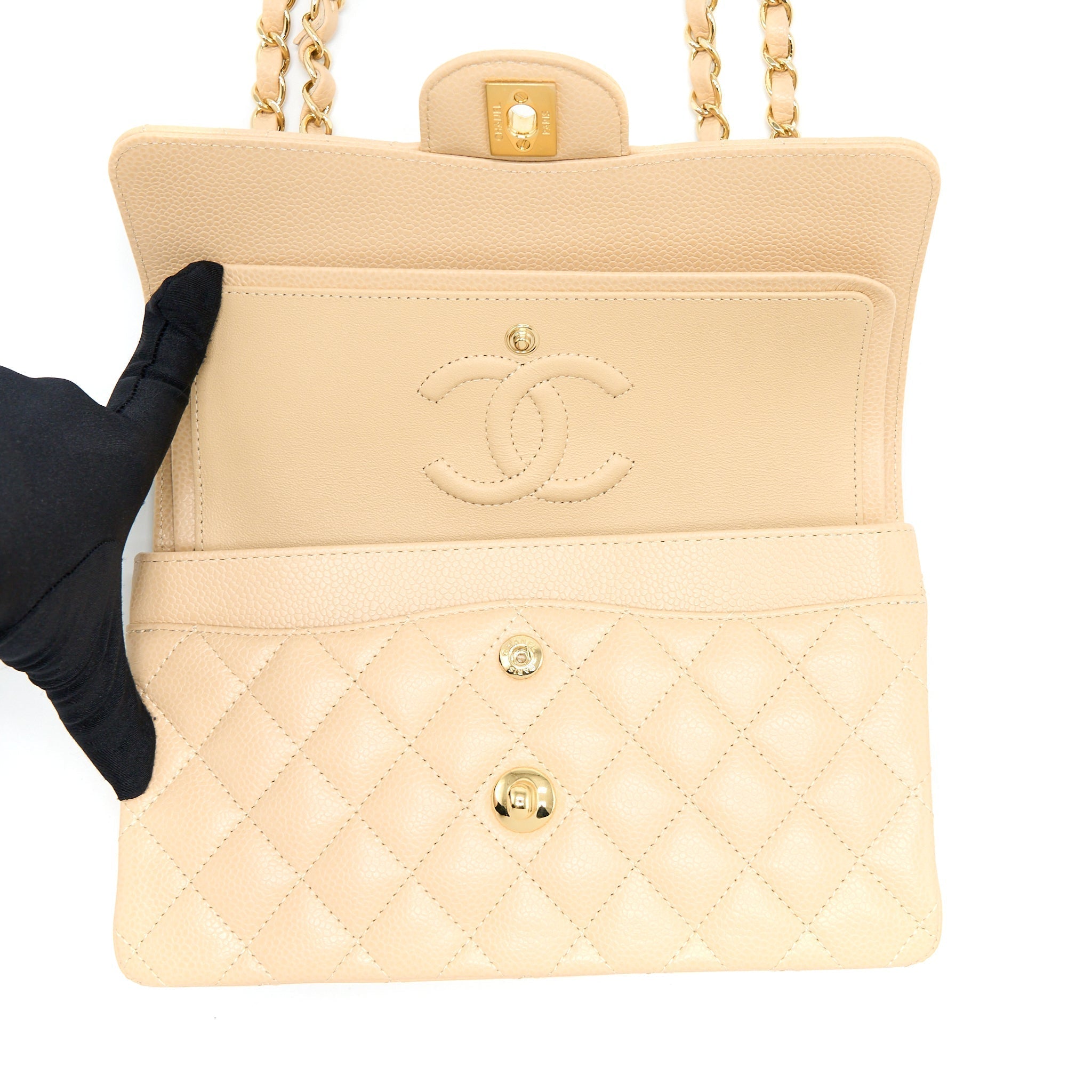 chanel-small-classic-double-flap-bag-caviar-beige-ghwmicrochip