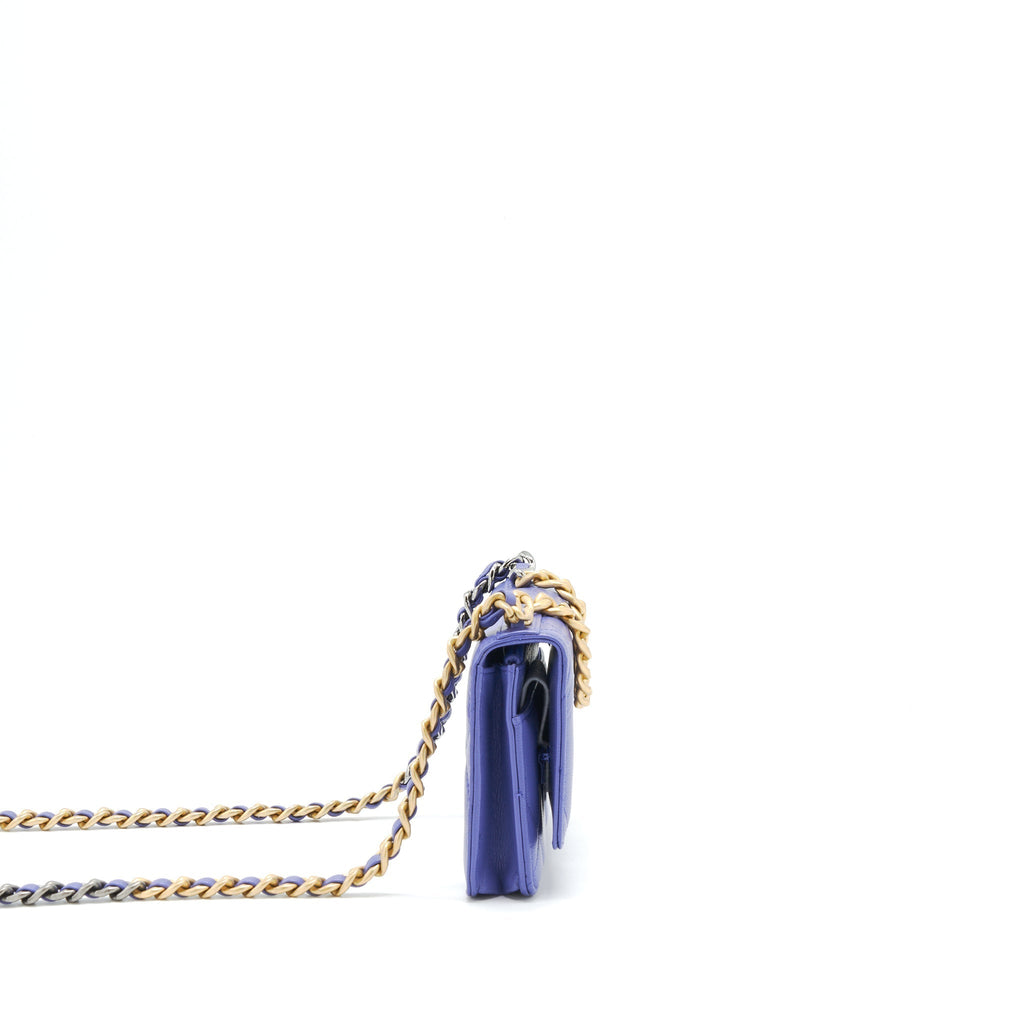 chanel-19-wallet-on-chain-lambskin-purple-with-gold-silver-hardware
