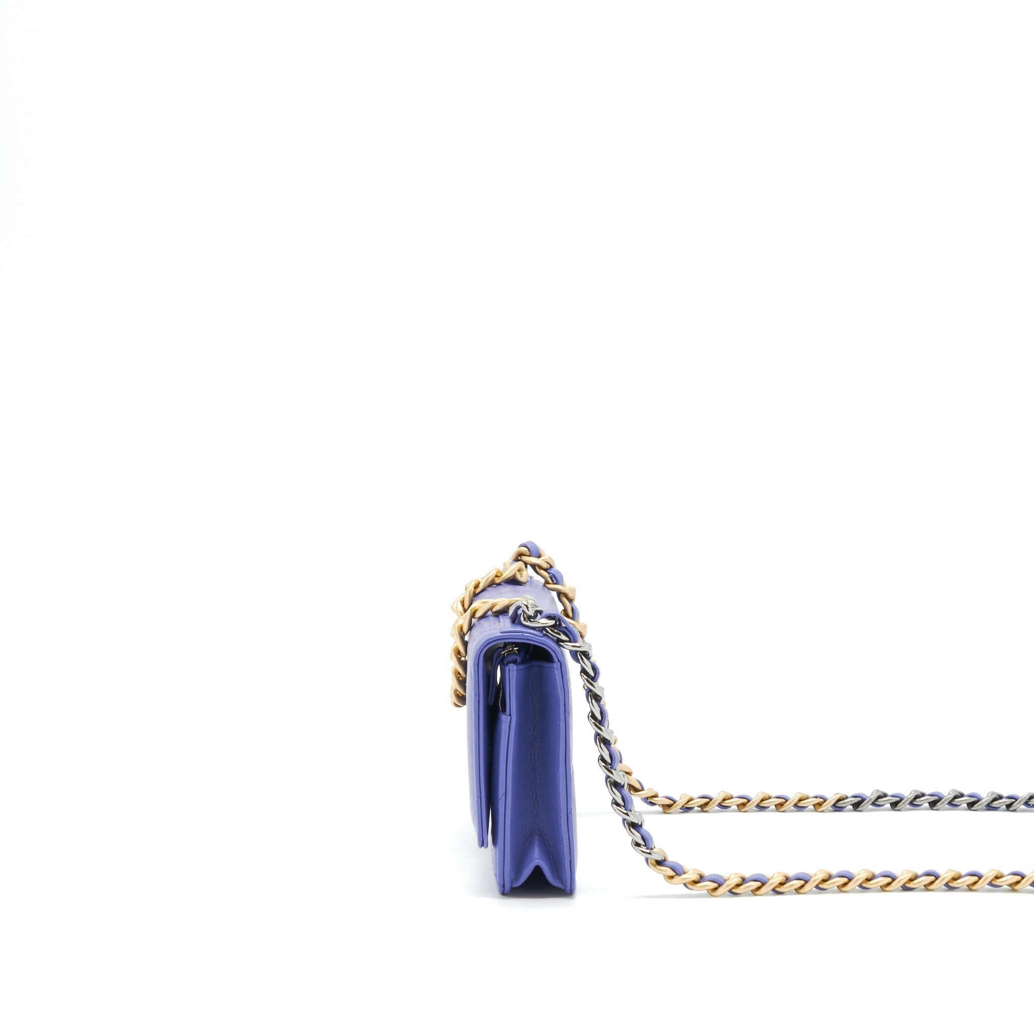 chanel-19-wallet-on-chain-lambskin-purple-with-gold-silver-hardware