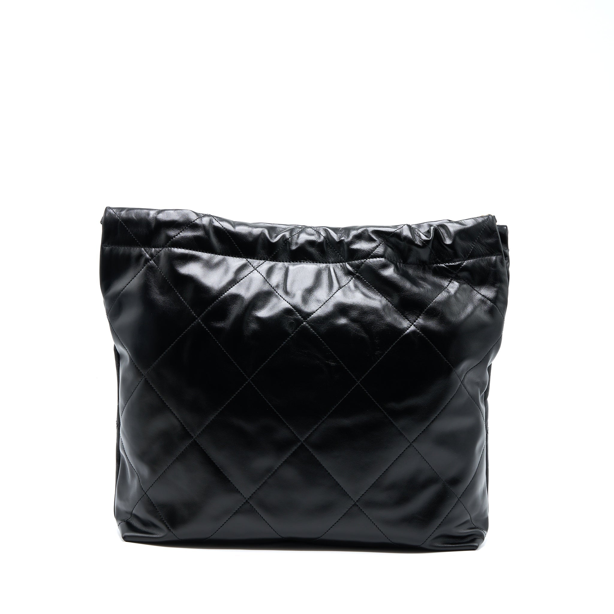 chanel-medium-22-bag-gold-letter-shiny-calfskin-black-ghw-microchip