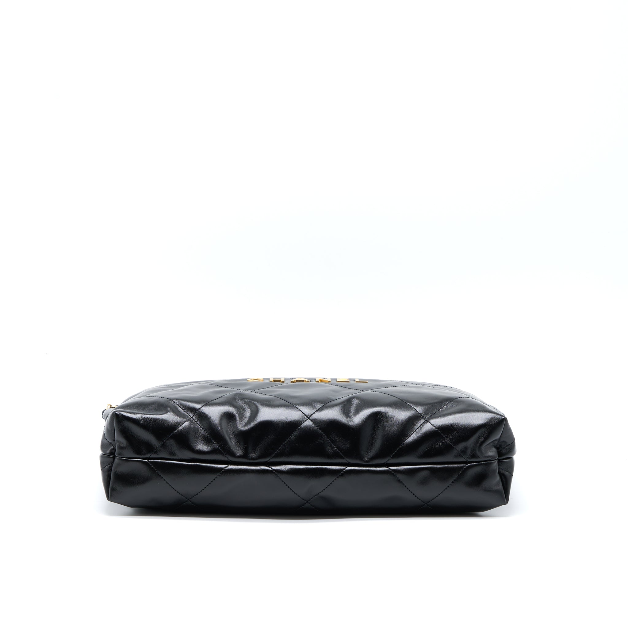 chanel-medium-22-bag-gold-letter-shiny-calfskin-black-ghw-microchip