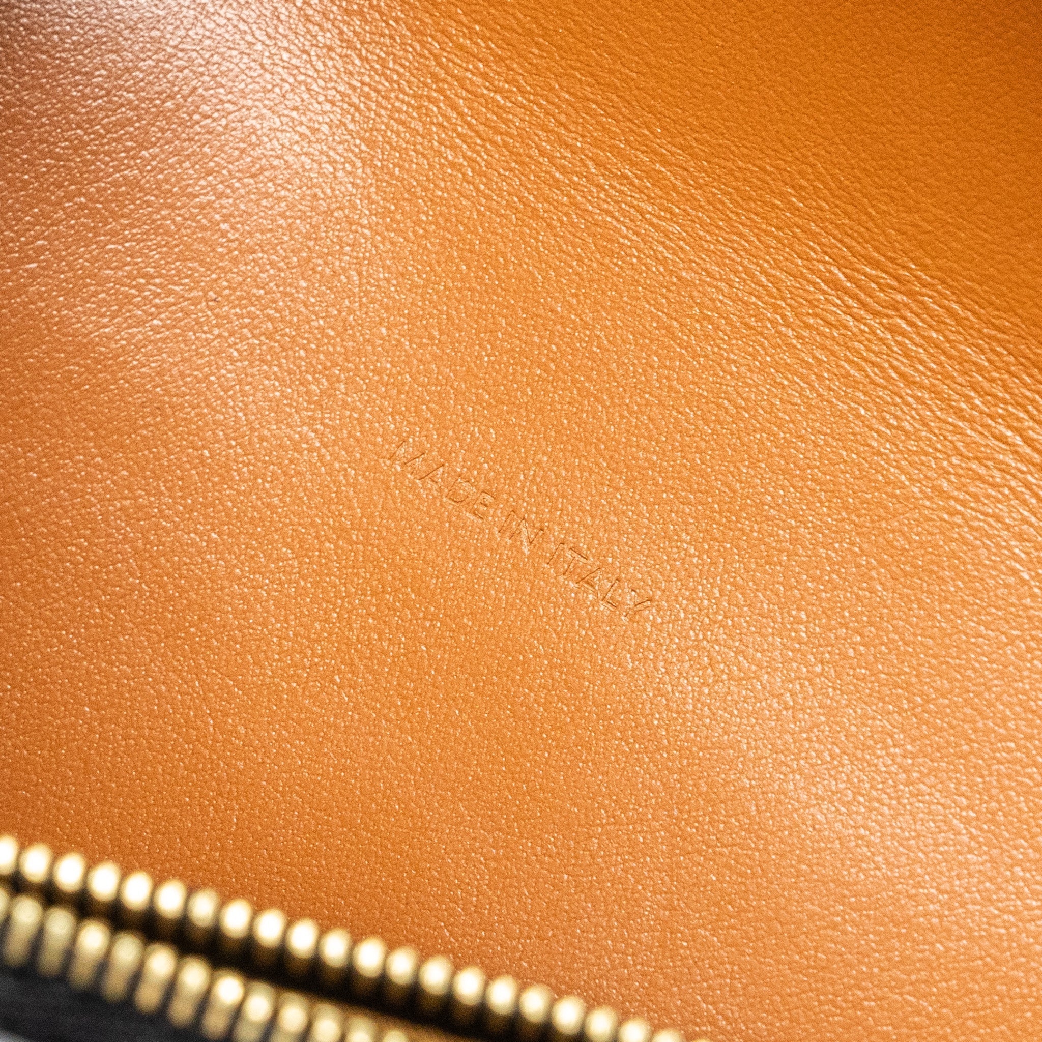 celine-wallet-on-strap-triomphe-canvas-leather-tan-ghw