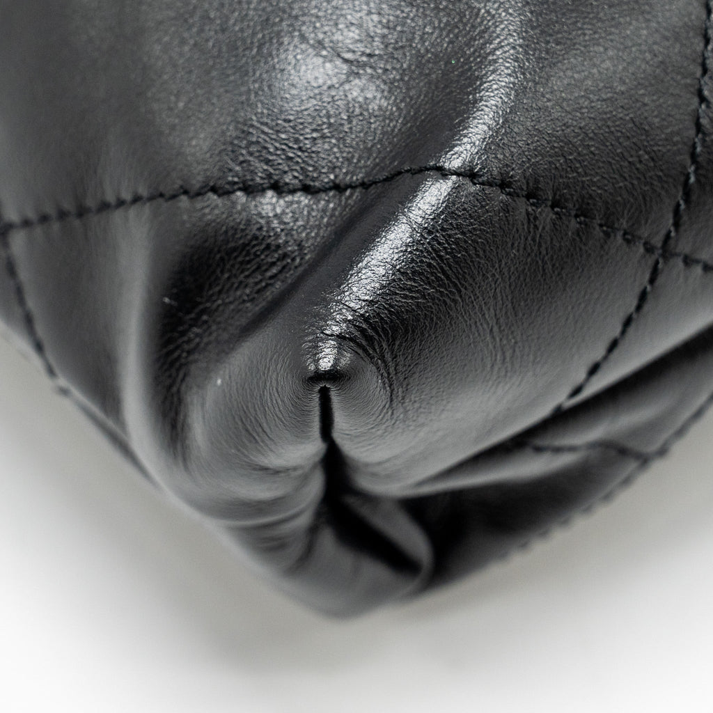 chanel-mini-22-bag-shiny-calfskin-black-shw-microchip-copy