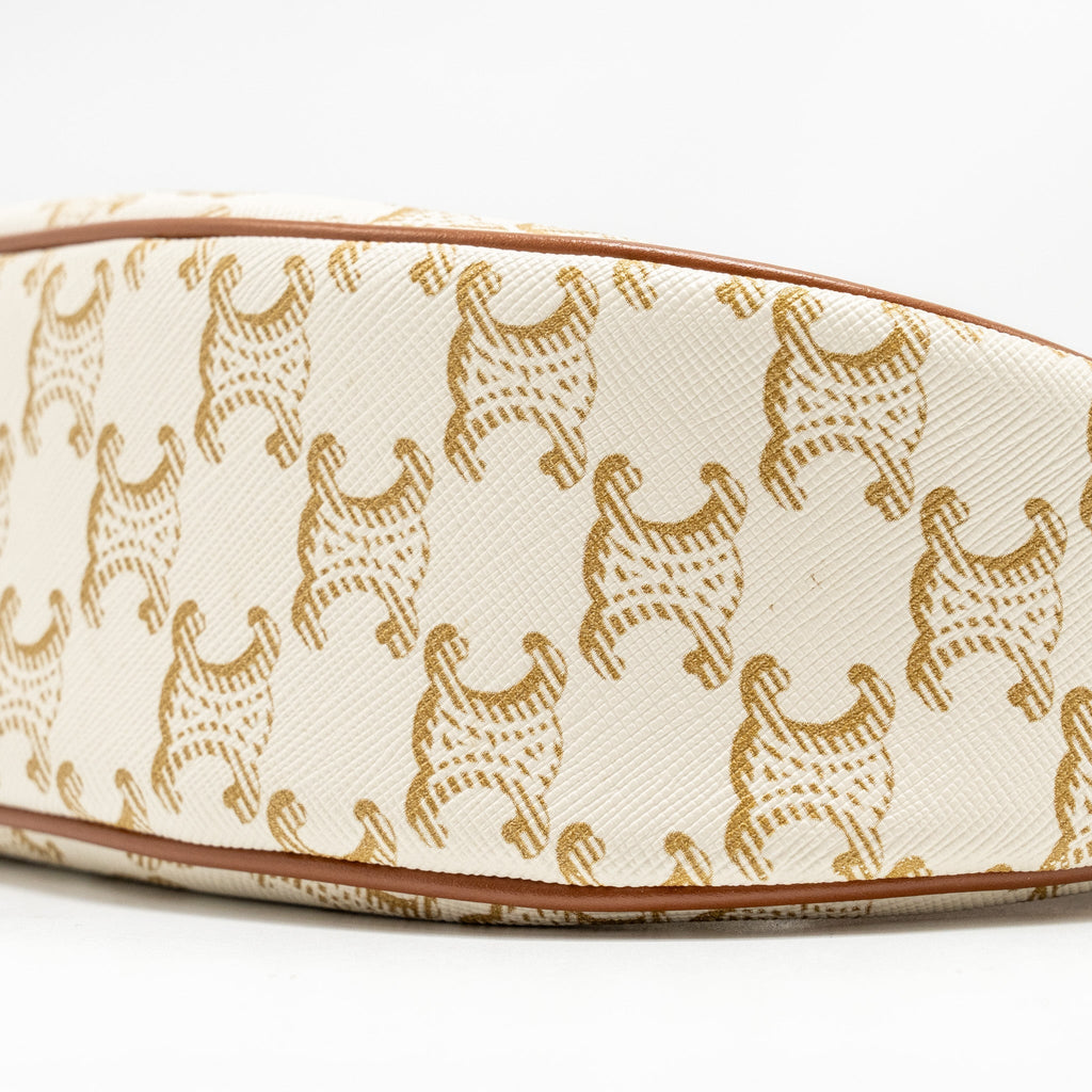 celine-ava-bag-triomphe-canvas-calfskin-white-brown-ghw-copy-1