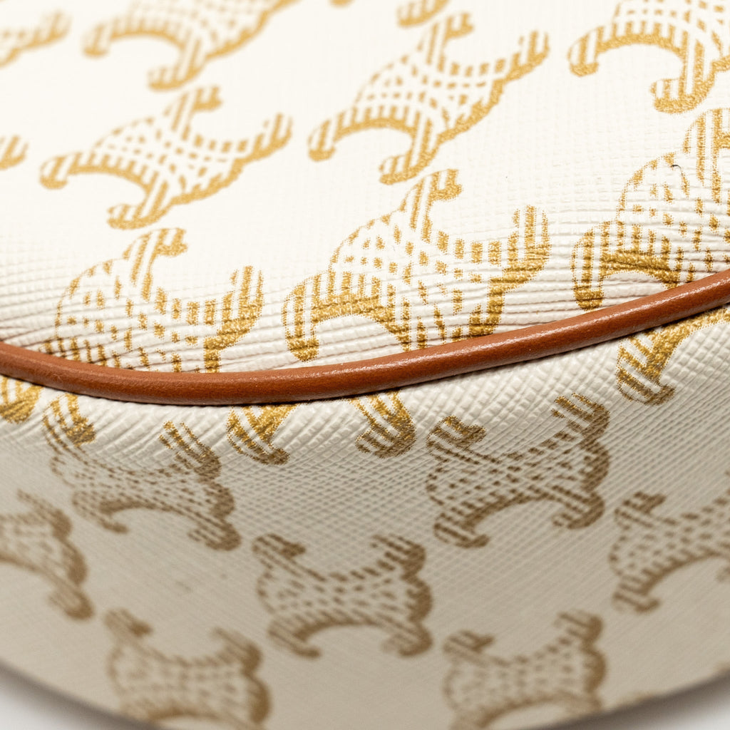 celine-ava-bag-triomphe-canvas-calfskin-white-brown-ghw-copy-1