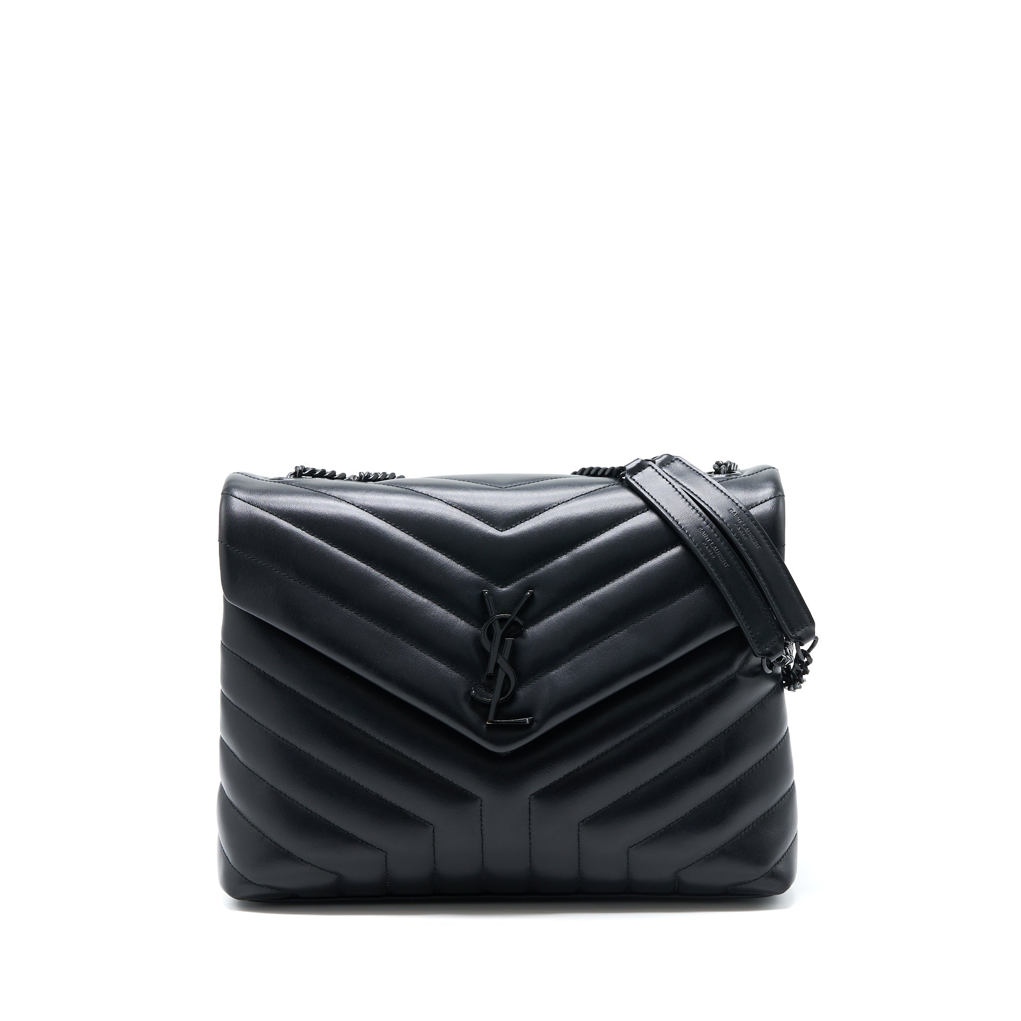saint-laurent-ysl-medium-loulou-shoulder-bag-calfskin-black-with-black-hardware