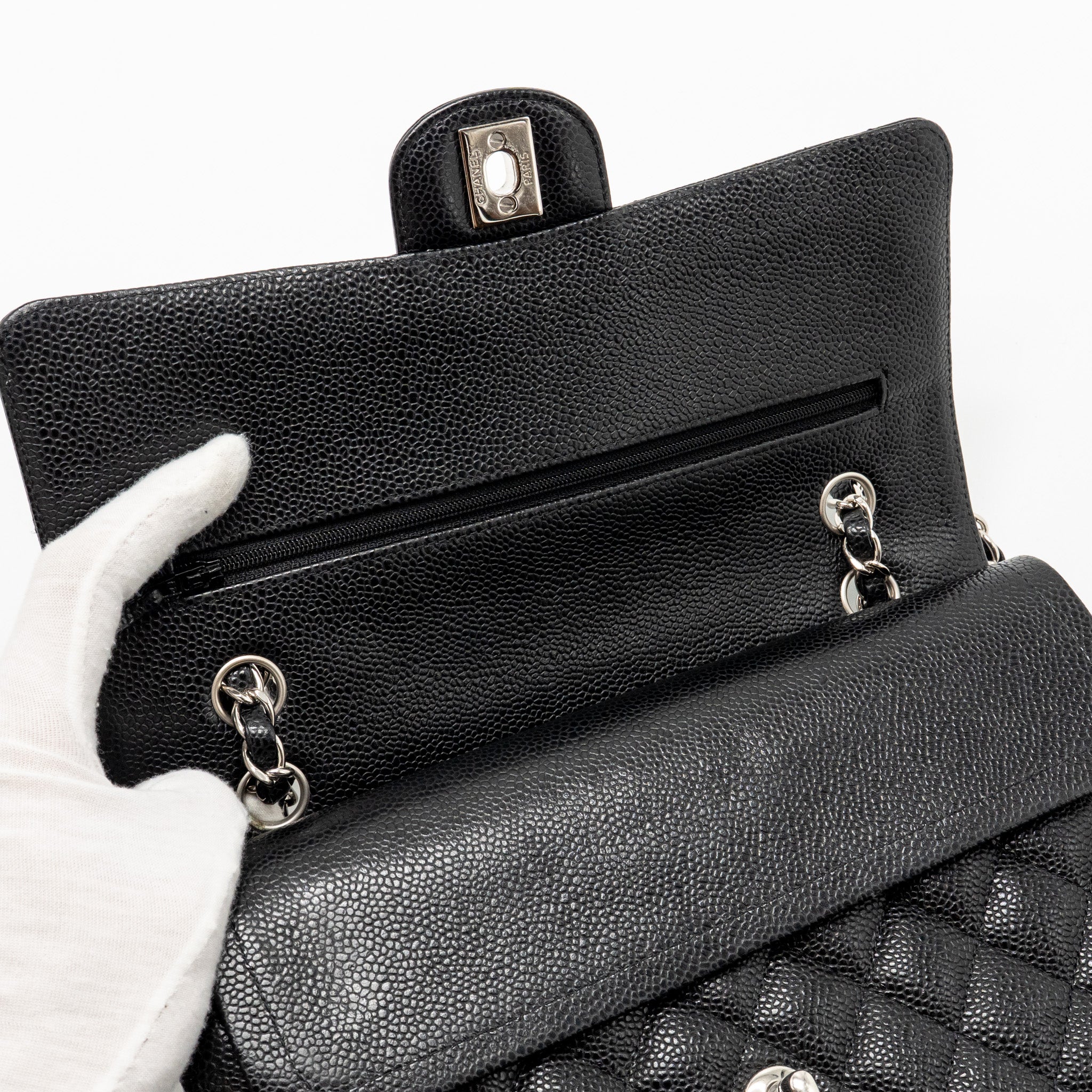chanel-medium-classic-double-flap-bag-caviar-black-shw-copy-1