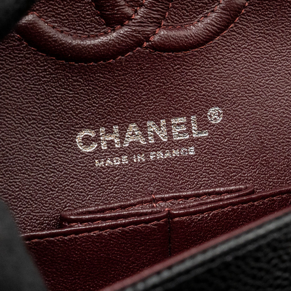 chanel-small-classic-double-flap-bag-caviar-black-shw-copy