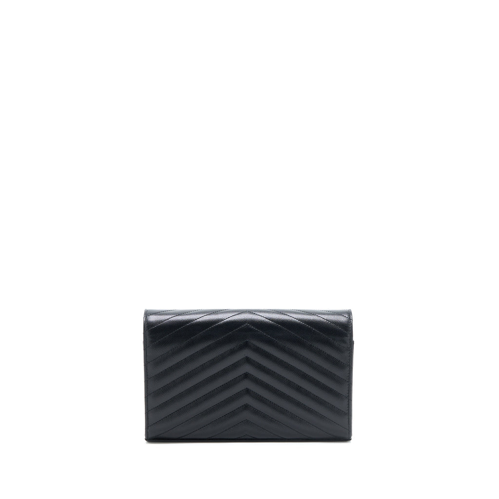 saint-laurent-ysl-envelop-chain-wallet-grained-calfskin-black-shw