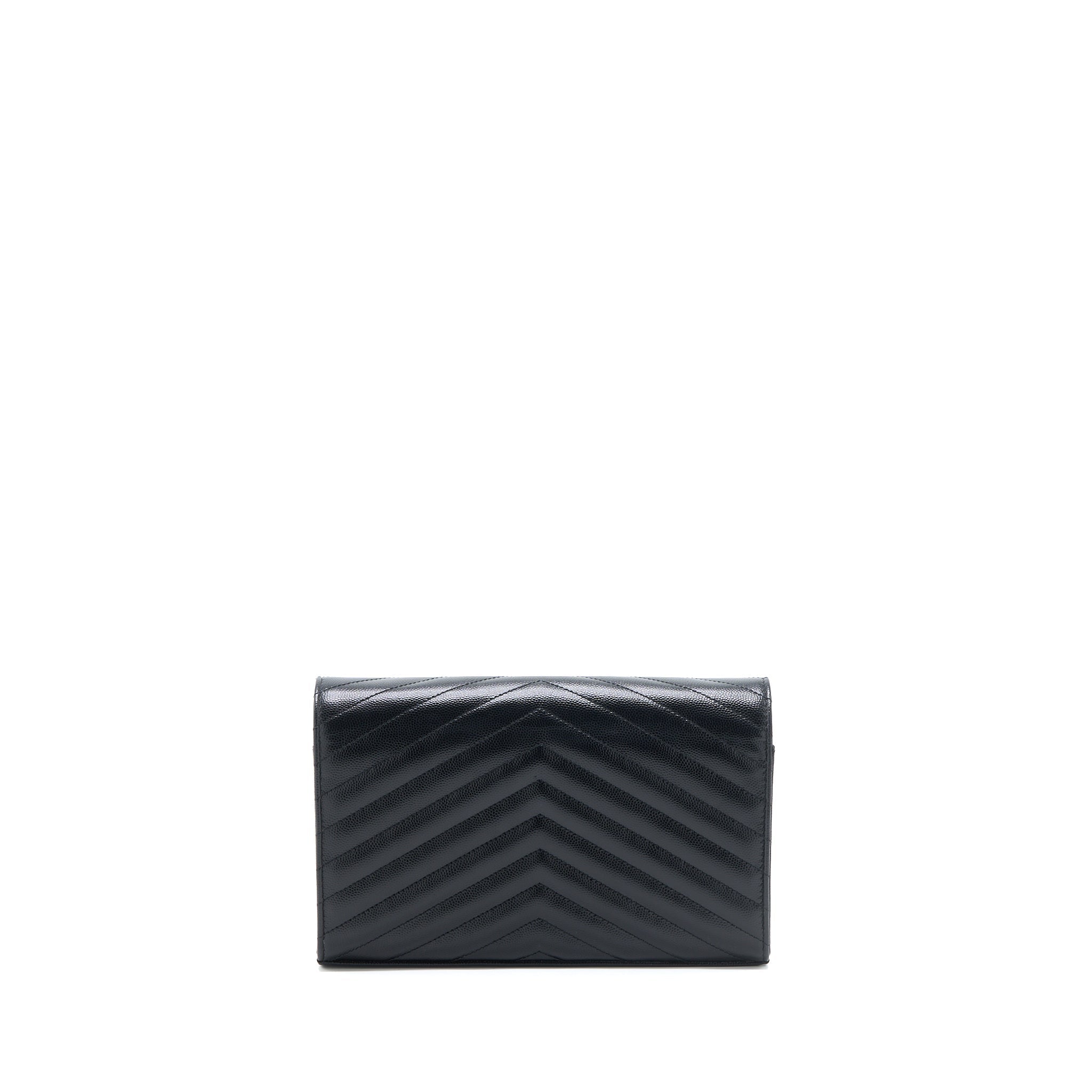 saint-laurent-ysl-envelop-chain-wallet-grained-calfskin-black-shw