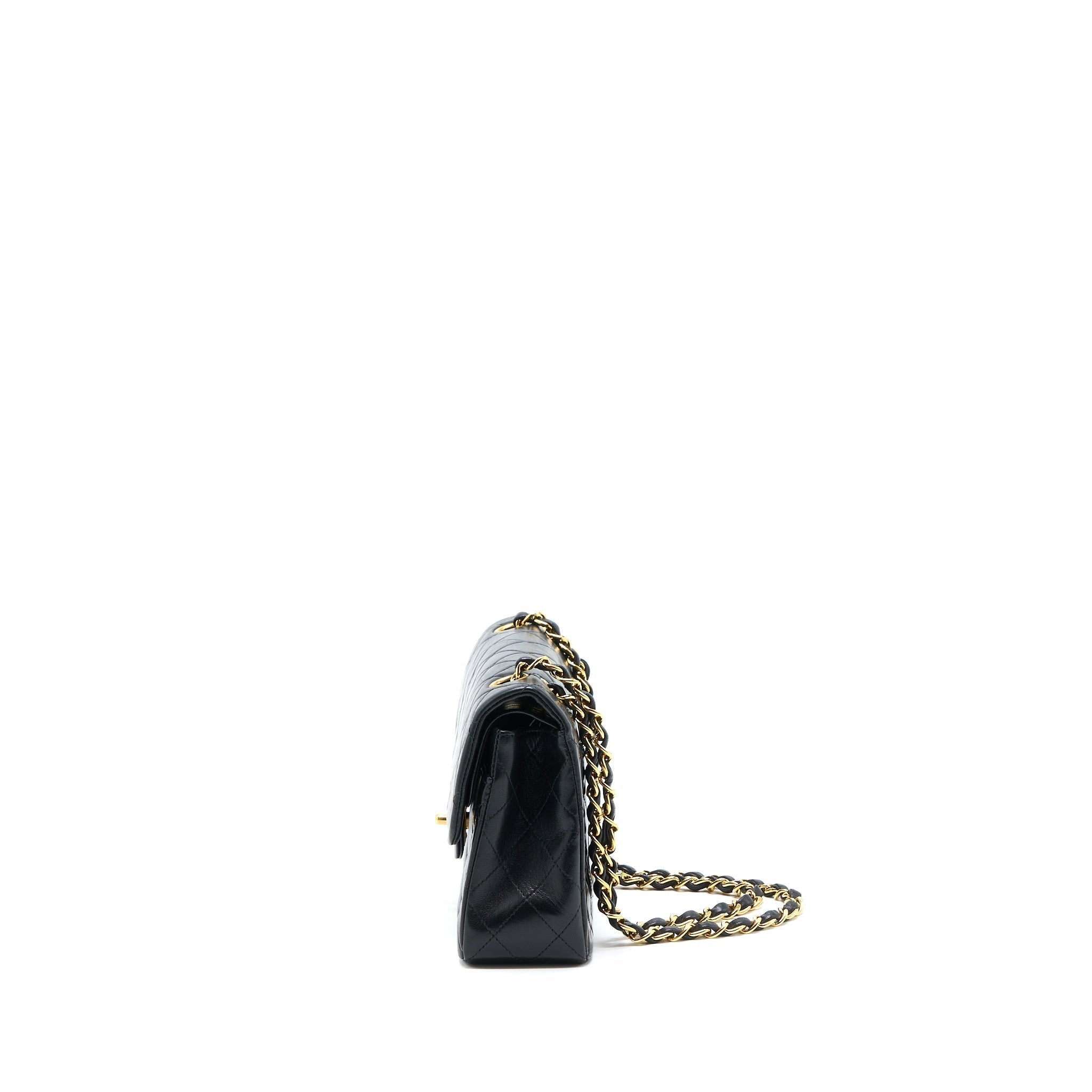 chanel-vintage-classic-double-flap-lambskin-black-ghw