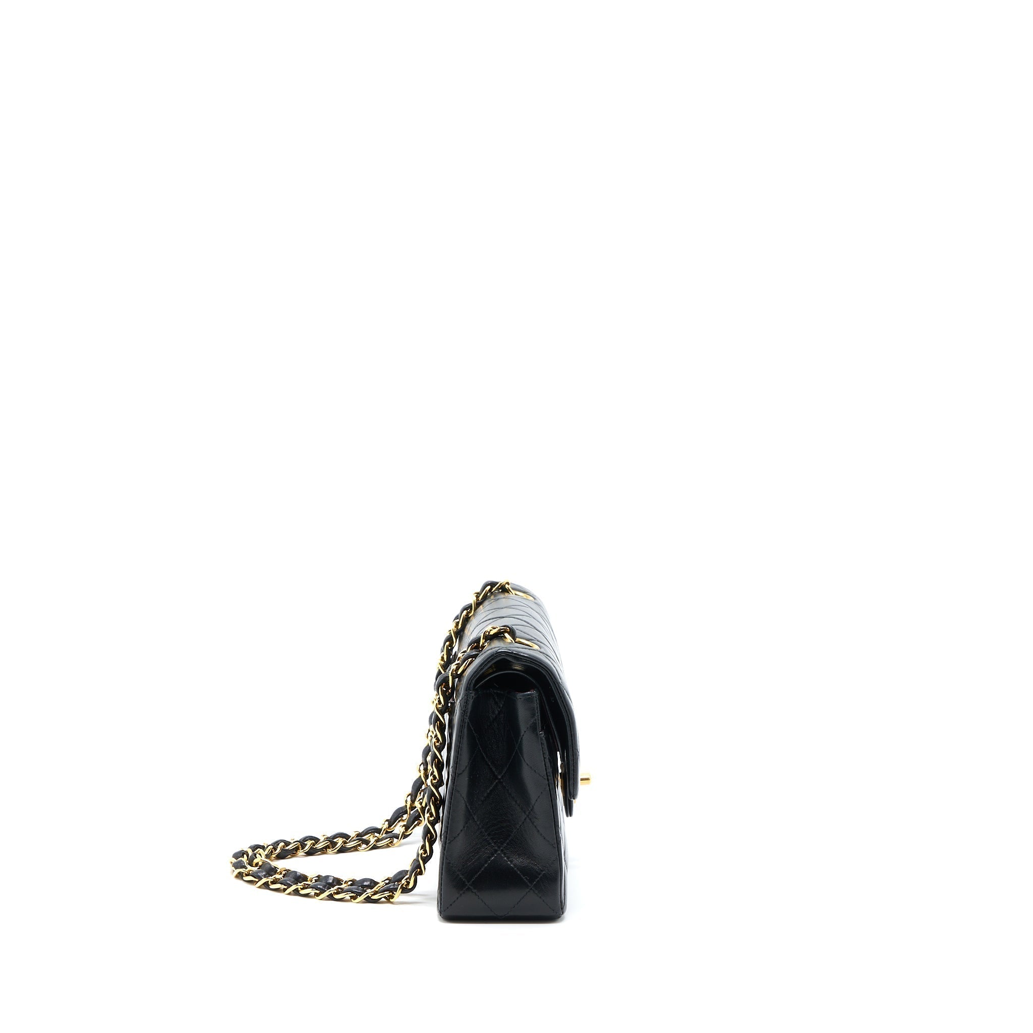 chanel-vintage-classic-double-flap-lambskin-black-ghw