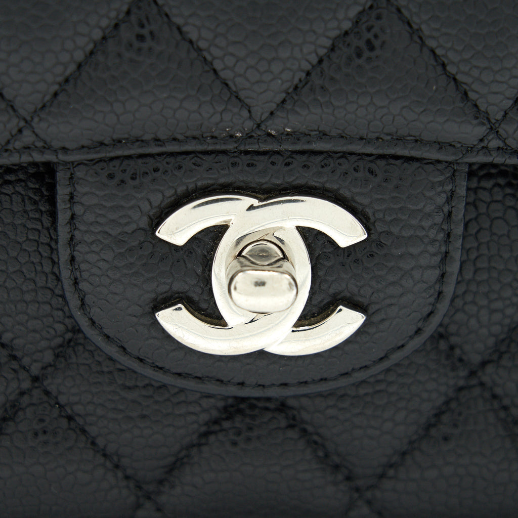chanel-medium-classic-double-flap-cavier-shw