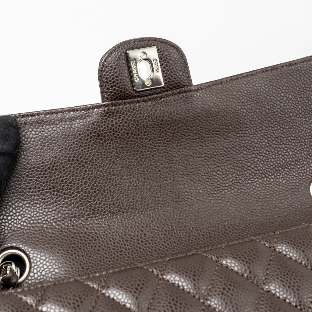 chanel-east-west-classic-quilted-flap-bag-caviar-chocolate-shw