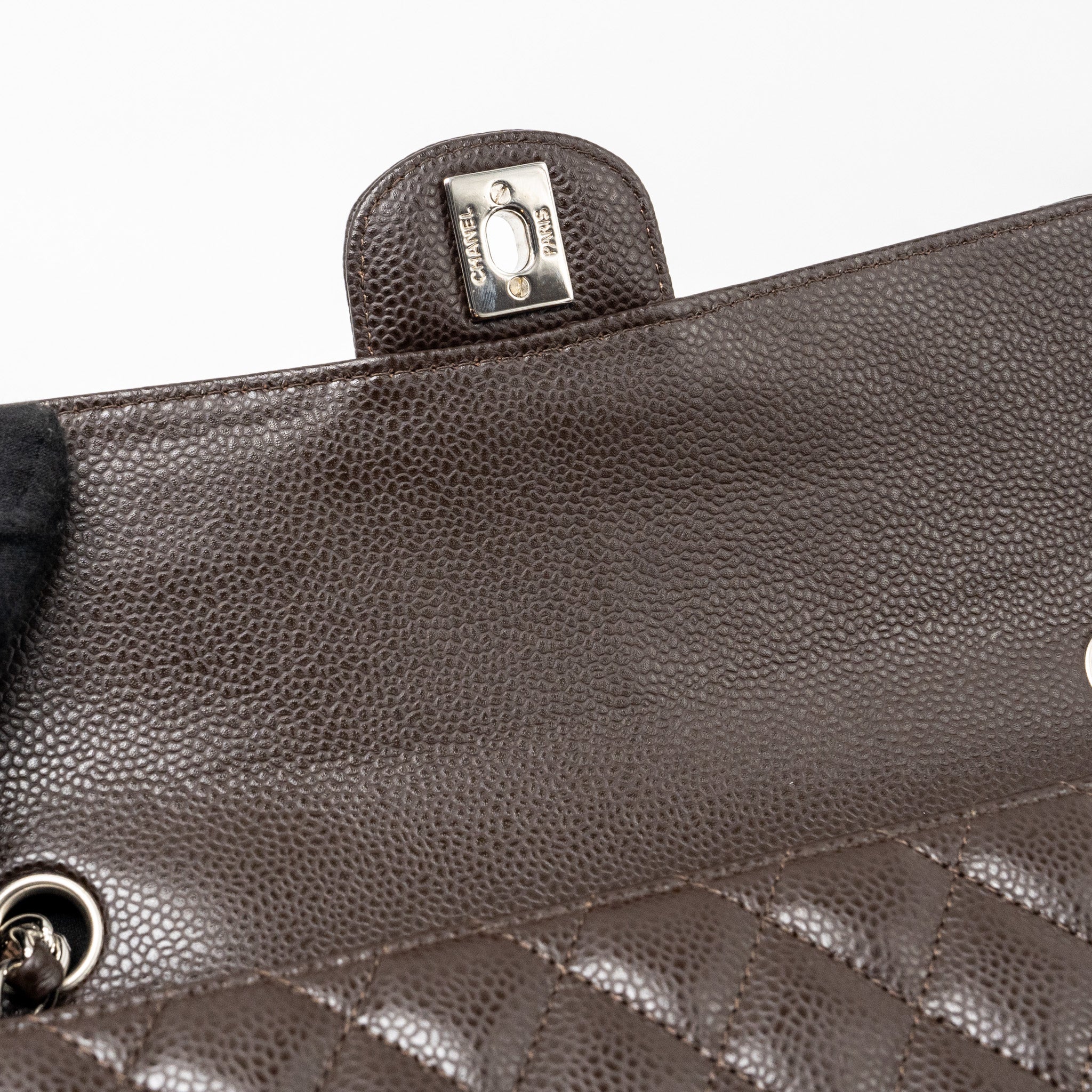 chanel-east-west-classic-quilted-flap-bag-caviar-chocolate-shw