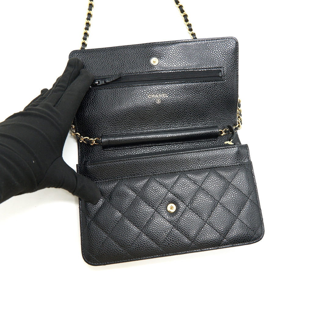 chanel-wallet-on-chain-cavier-black-with-ghw-2