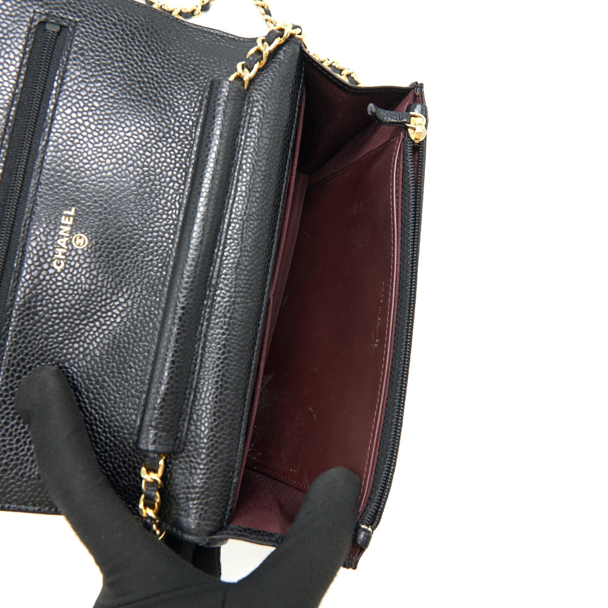 chanel-wallet-on-chain-cavier-black-with-ghw-2