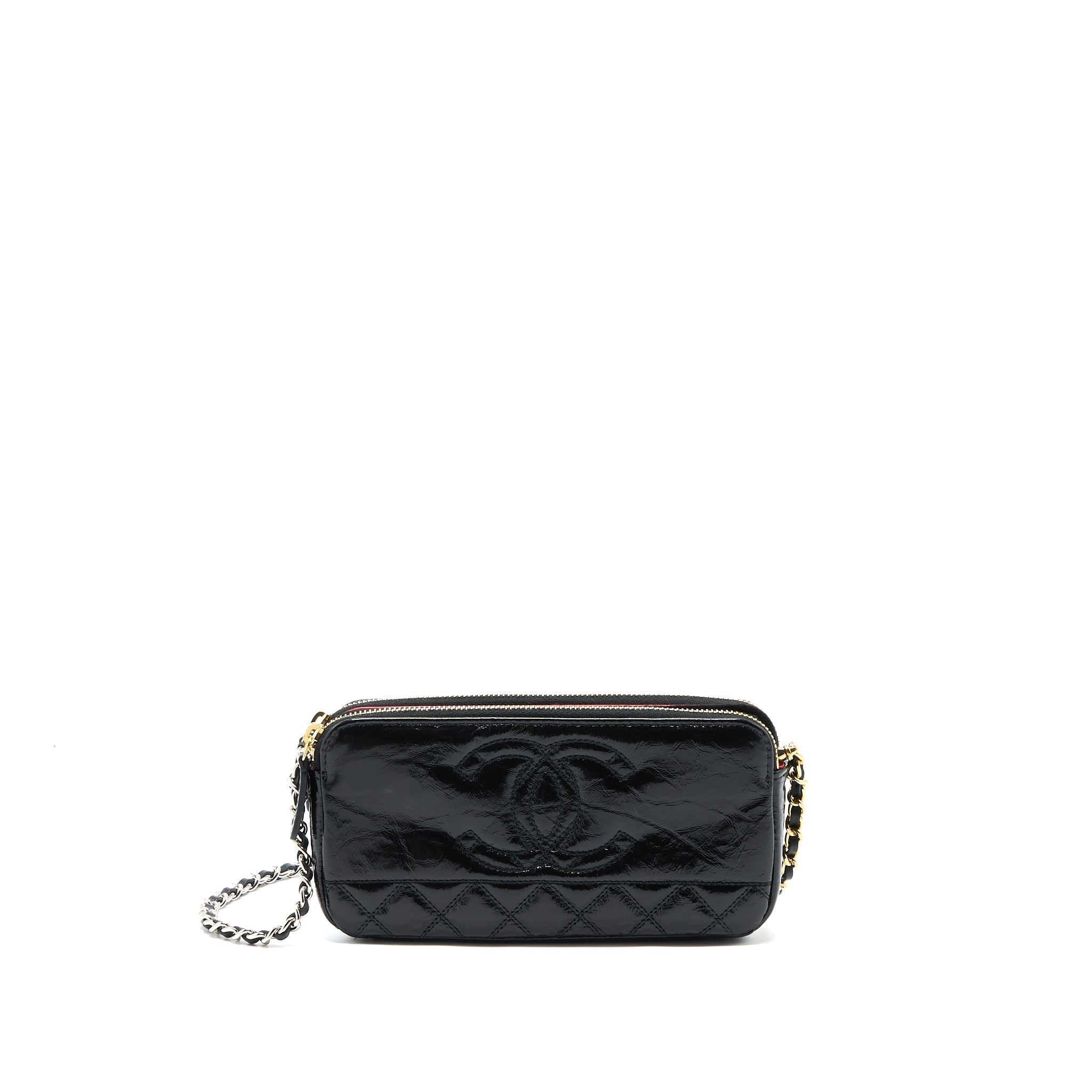 chanel-double-zip-wallet-on-chain-aged-calfskin-black-multicolour-hardware