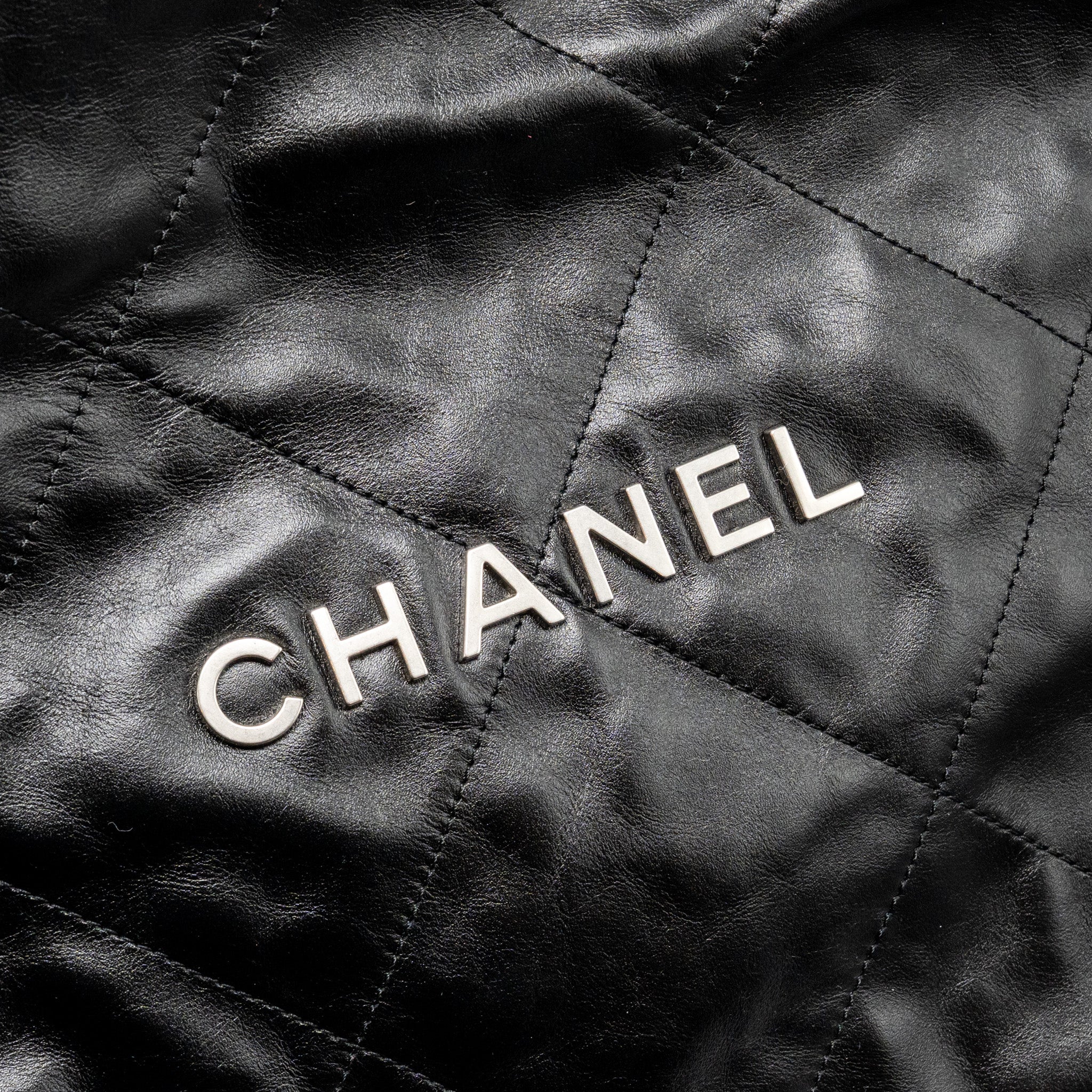 chanel-small-22-shiny-calfskin-black-shw-microchip