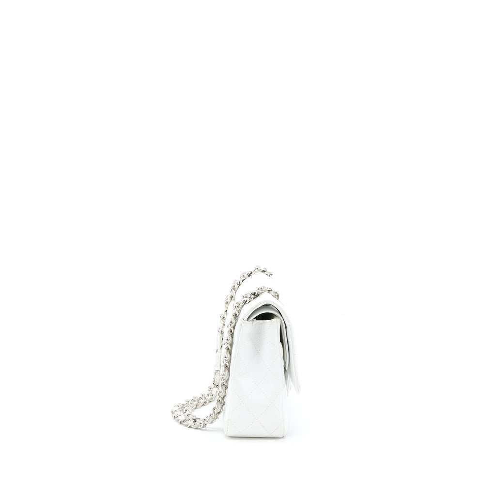 chanel-medium-classic-flap-caviar-white-shw