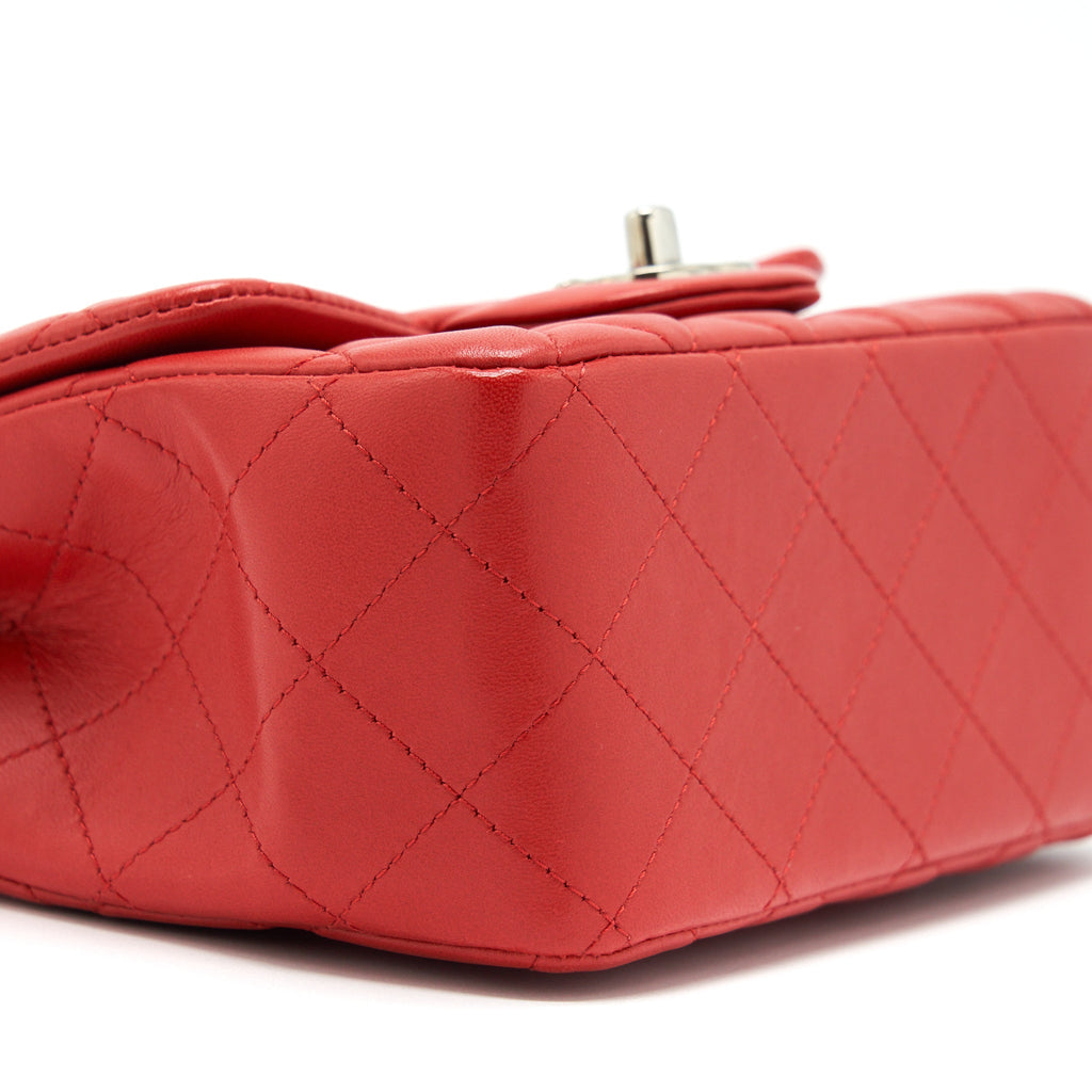 chanel-mini-square-flap-bag-lambskin-red-shw