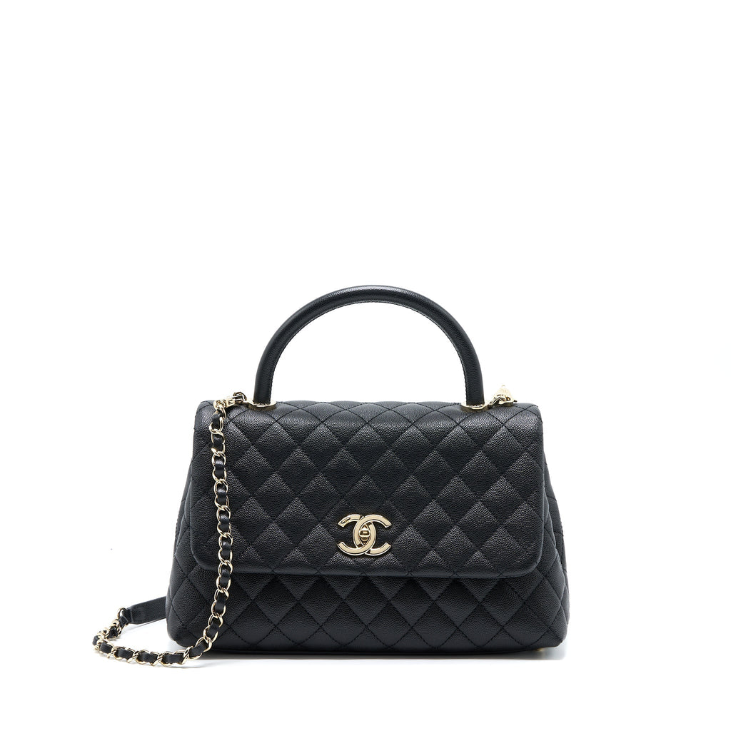 chanel-medium-coco-handle-caviar-black-lghw-1