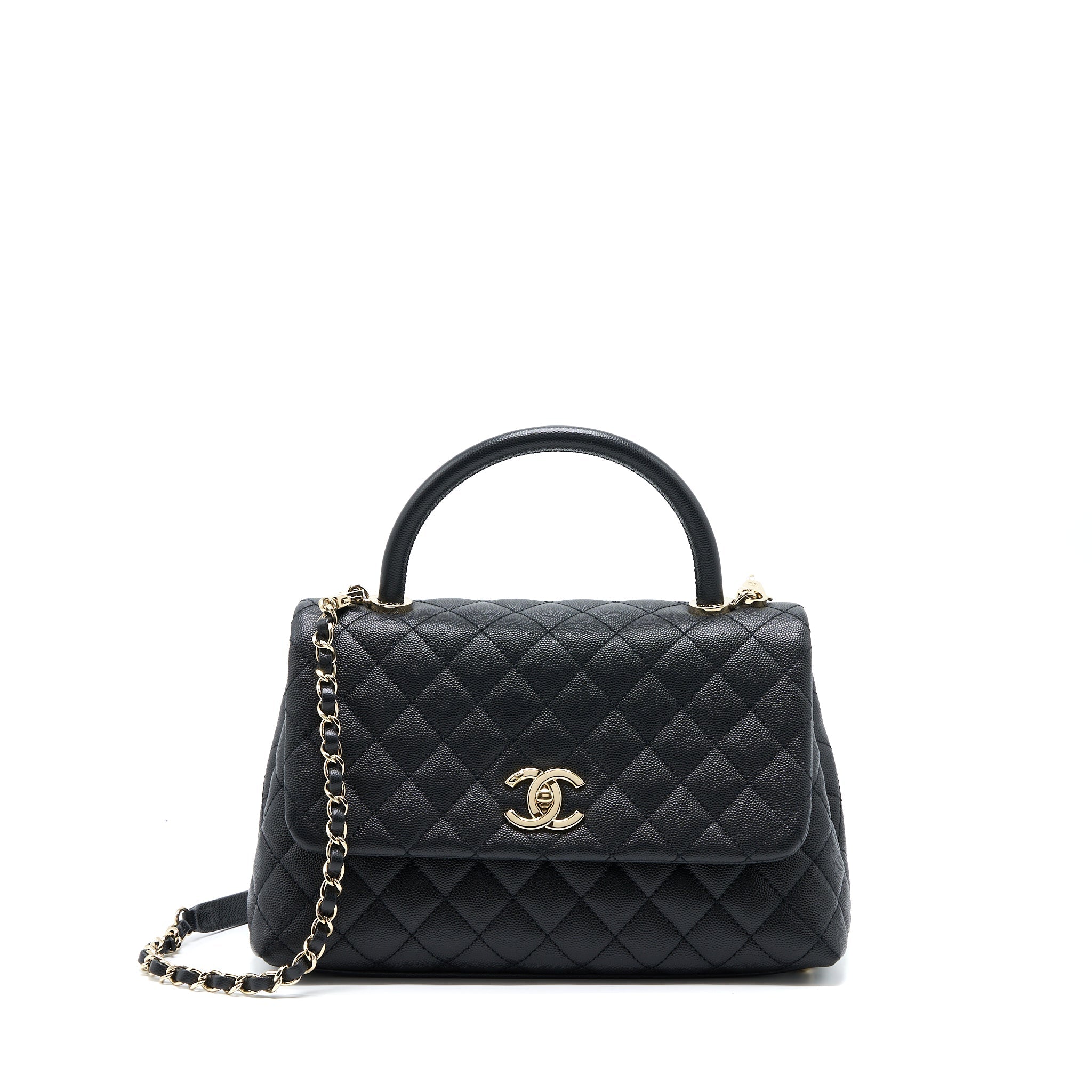 chanel-medium-coco-handle-caviar-black-lghw-1