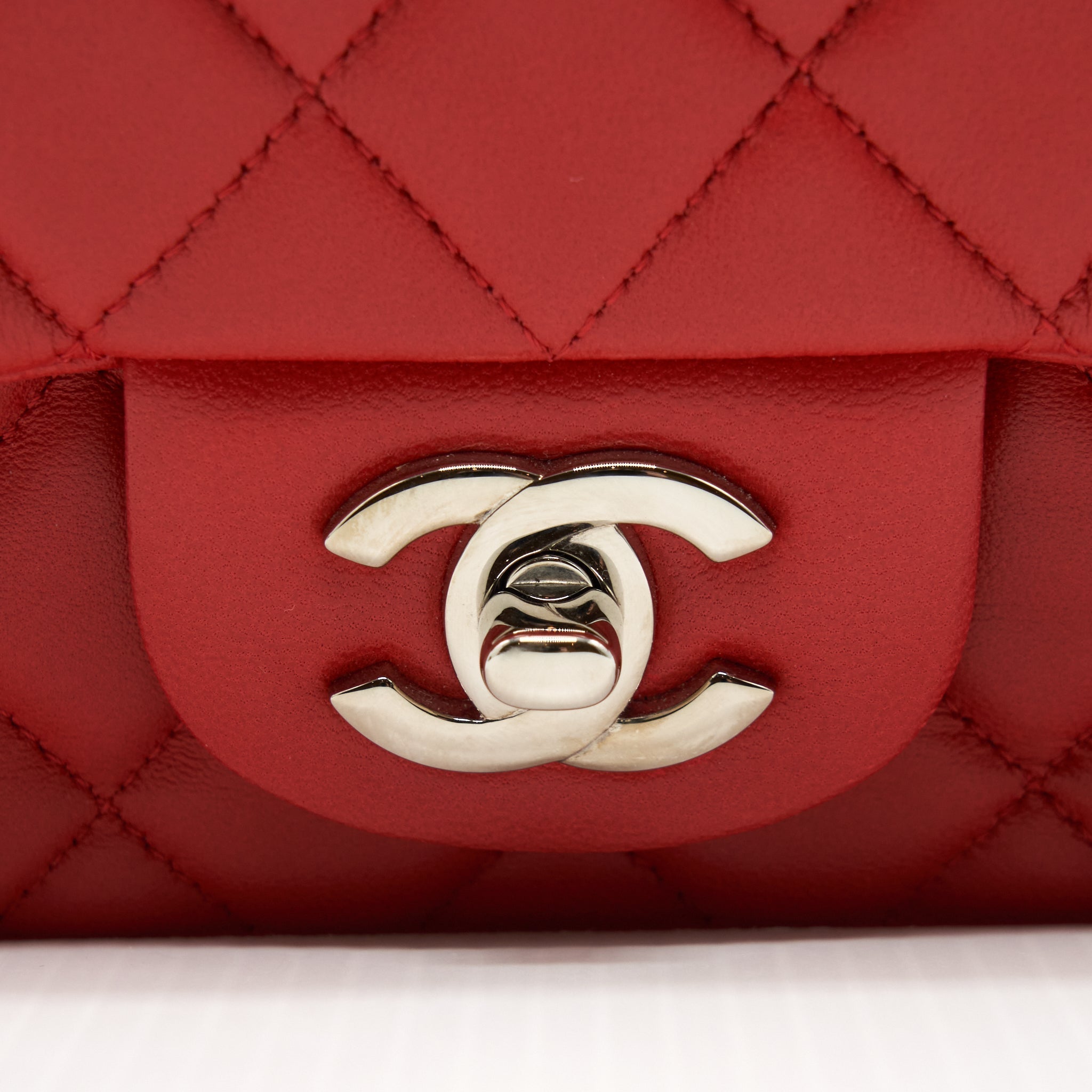 chanel-mini-square-flap-bag-lambskin-red-shw