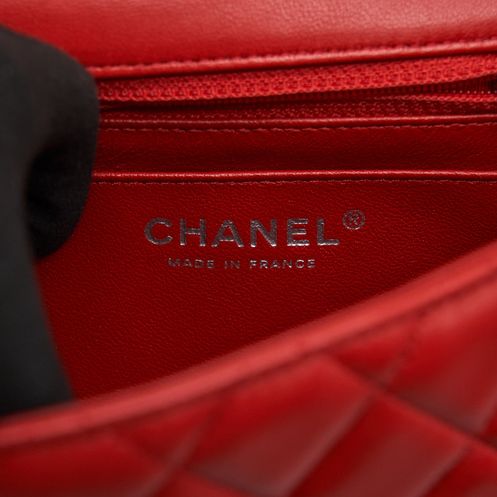 chanel-mini-square-flap-bag-lambskin-red-shw