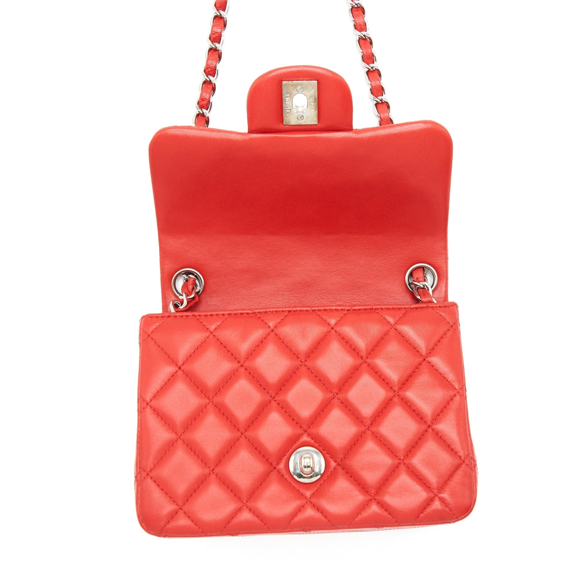 chanel-mini-square-flap-bag-lambskin-red-shw