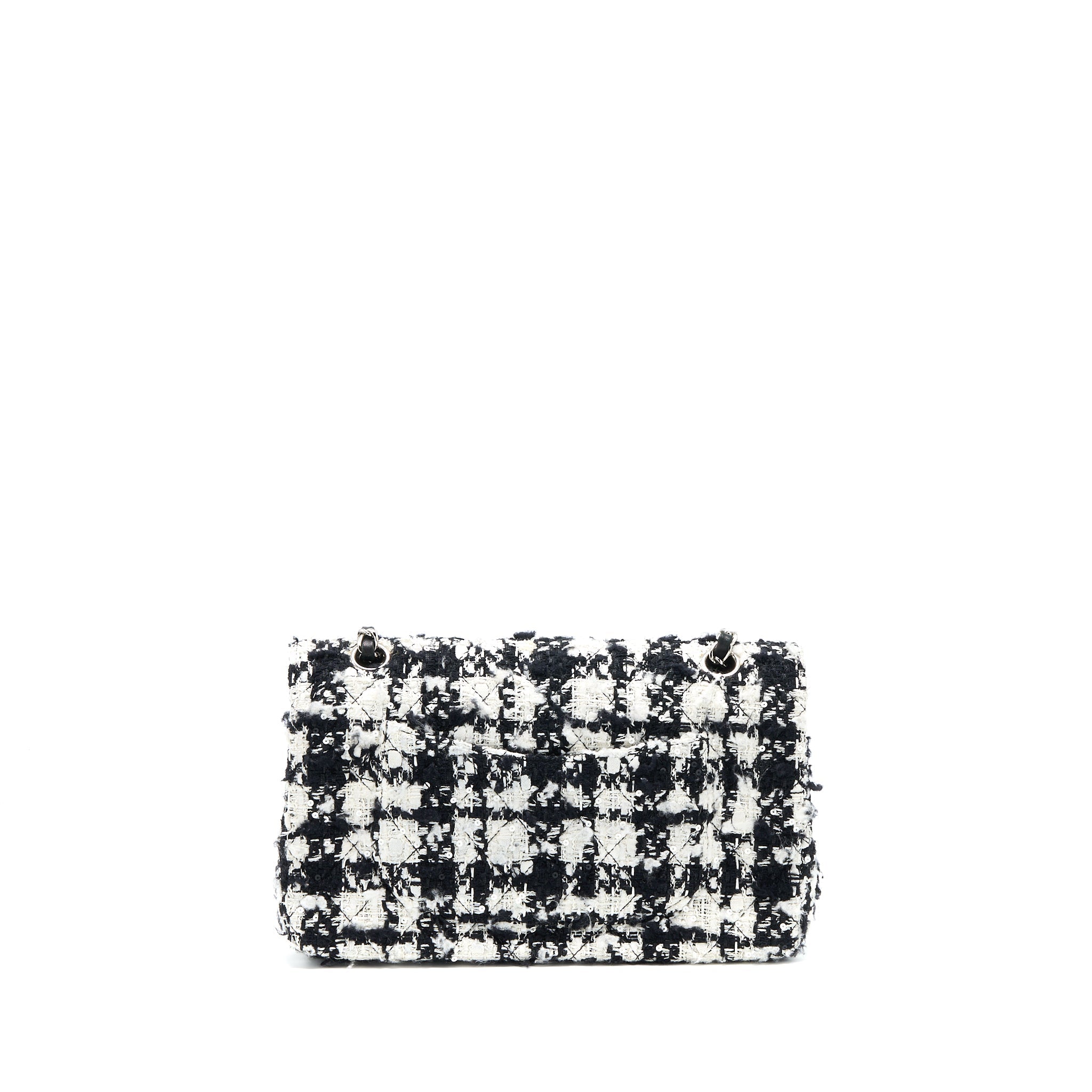 chanel-vintage-medium-classic-flap-bag-tweed-black-and-white-shw