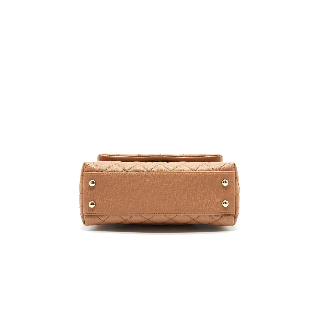 chanel-mini-coco-handle-flap-bag-21p-caramel-lghw