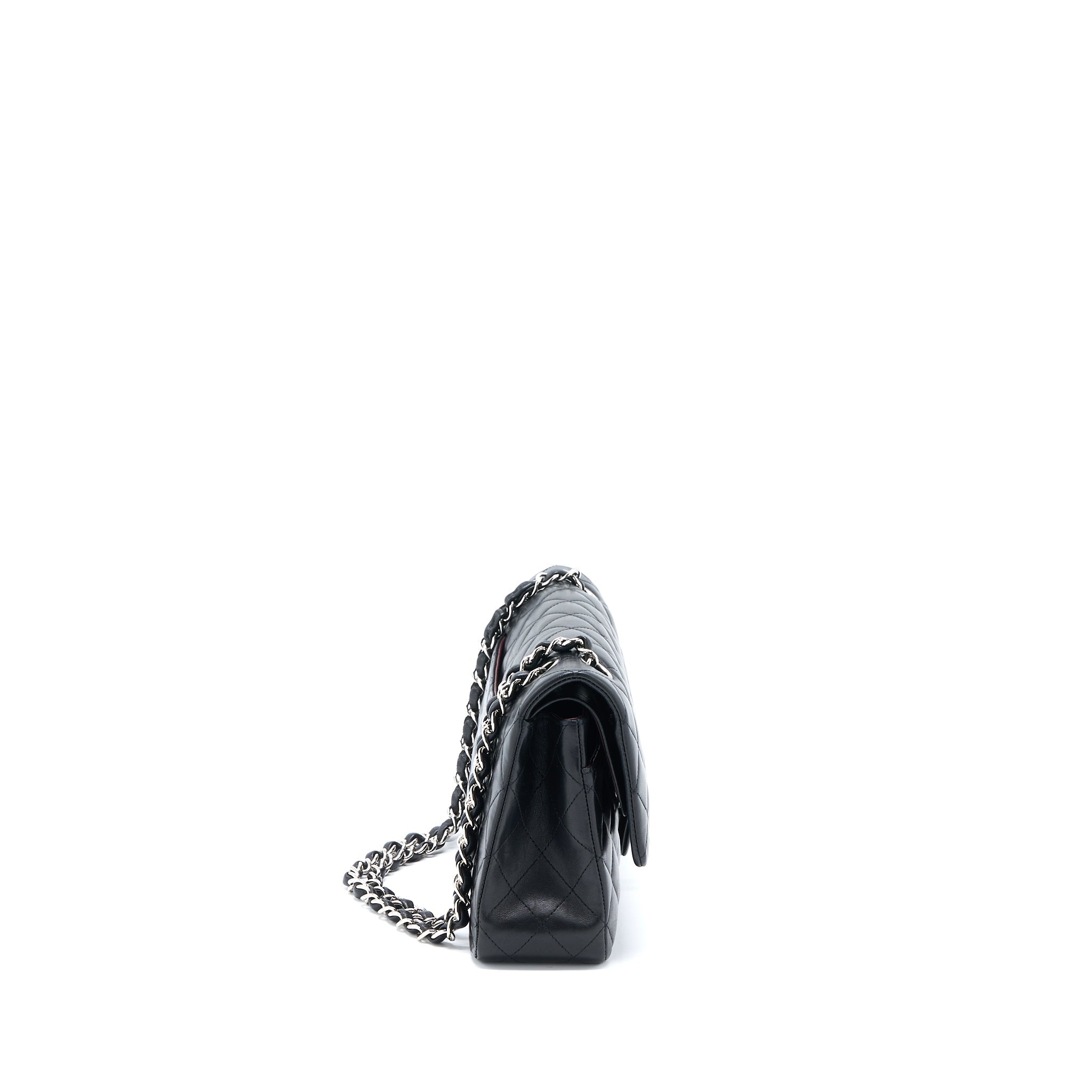chanel-medium-classic-double-flap-bag-lambskin-black-shw