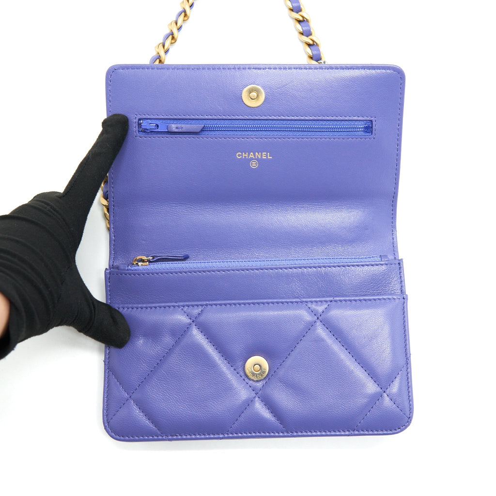 chanel-19-wallet-on-chain-lambskin-purple-with-gold-silver-hardware
