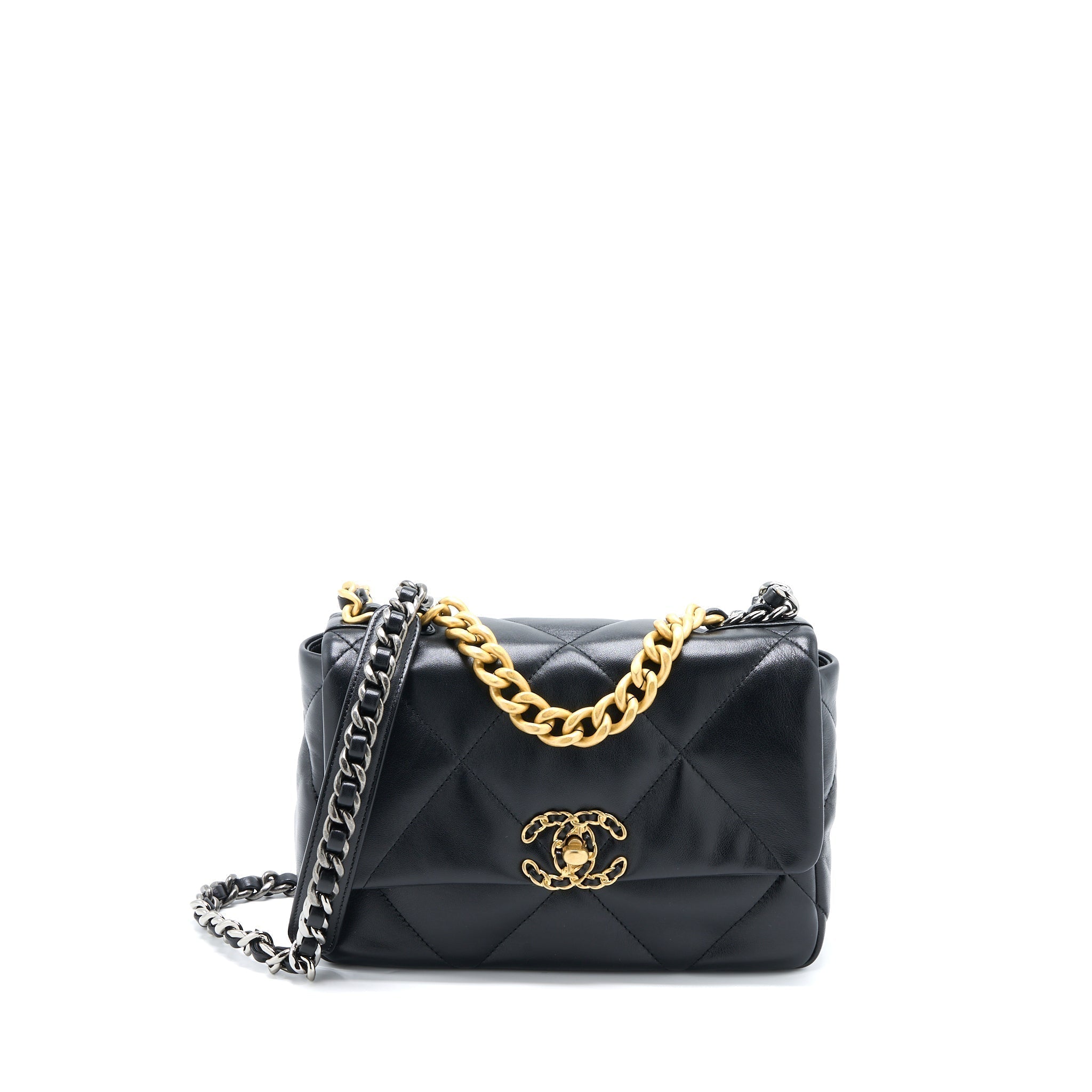 chanel-small-19-bag-lambskin-black-multicolour-hardware-2