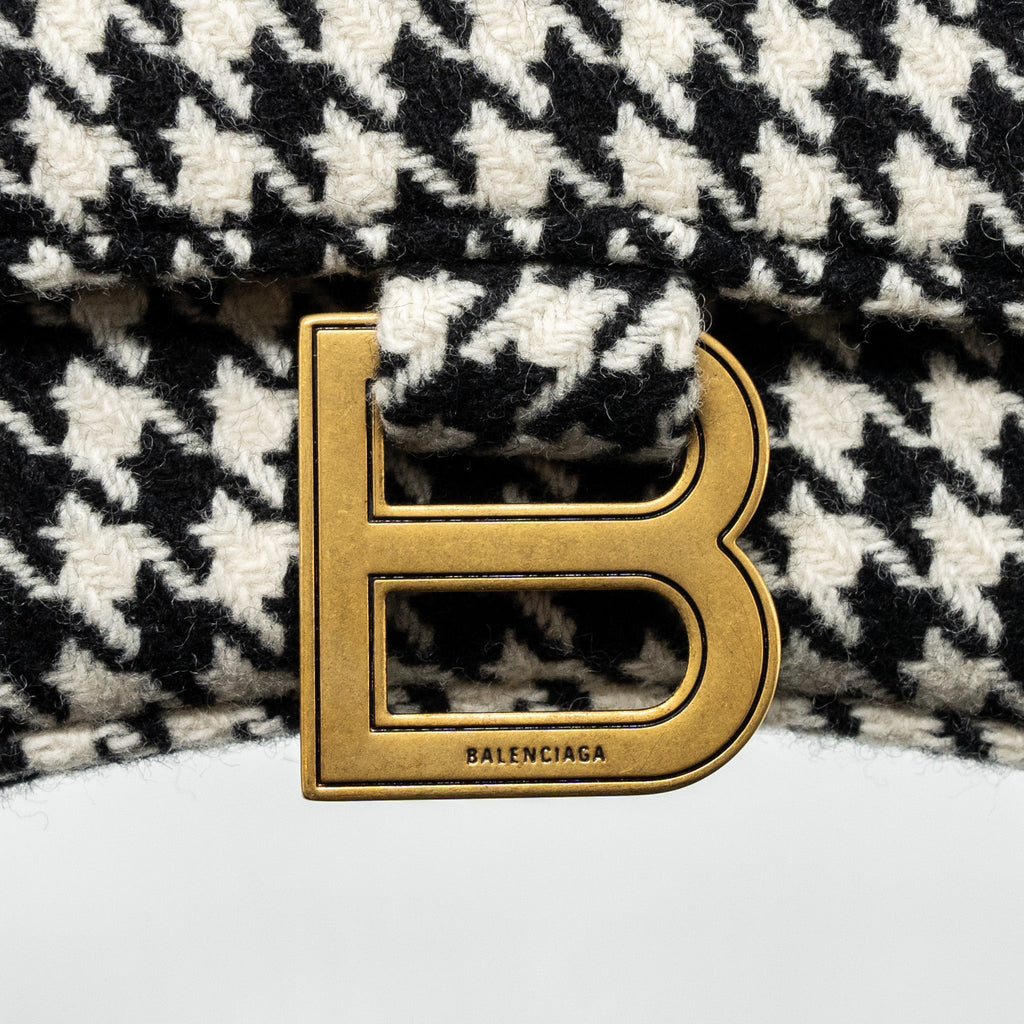 balenciaga-hourglass-s-wool-houndstooth-black-white-ghw