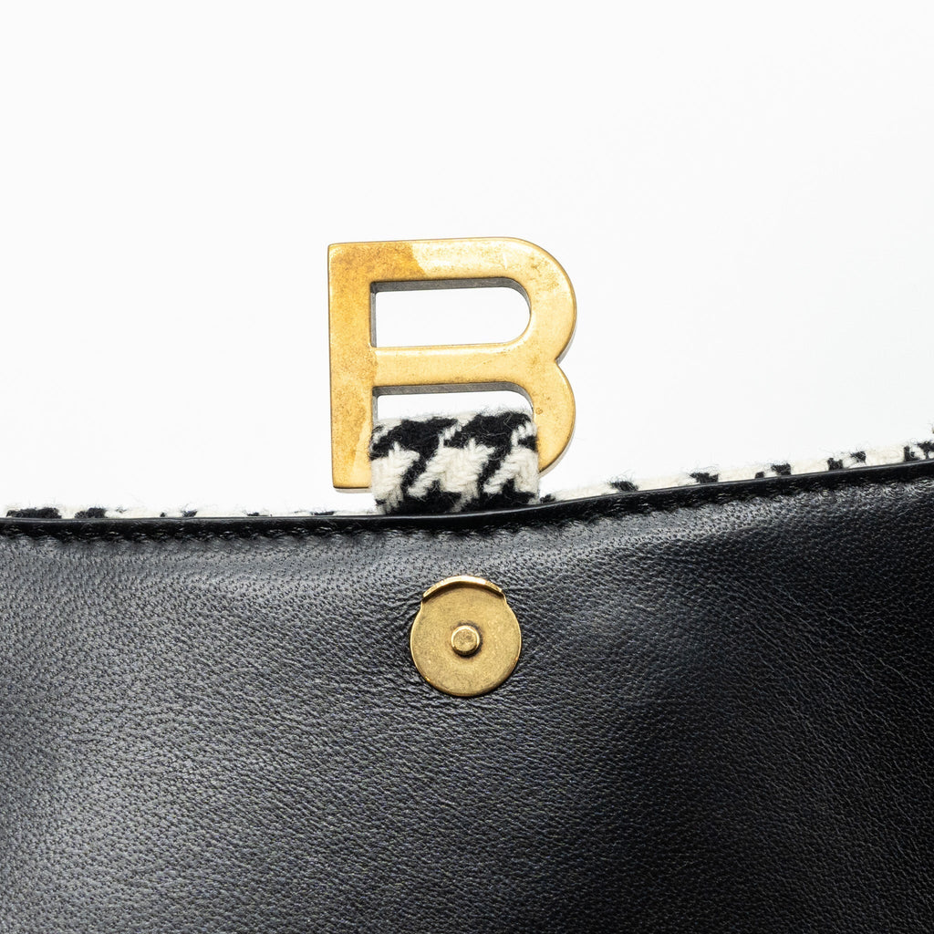 balenciaga-hourglass-s-wool-houndstooth-black-white-ghw